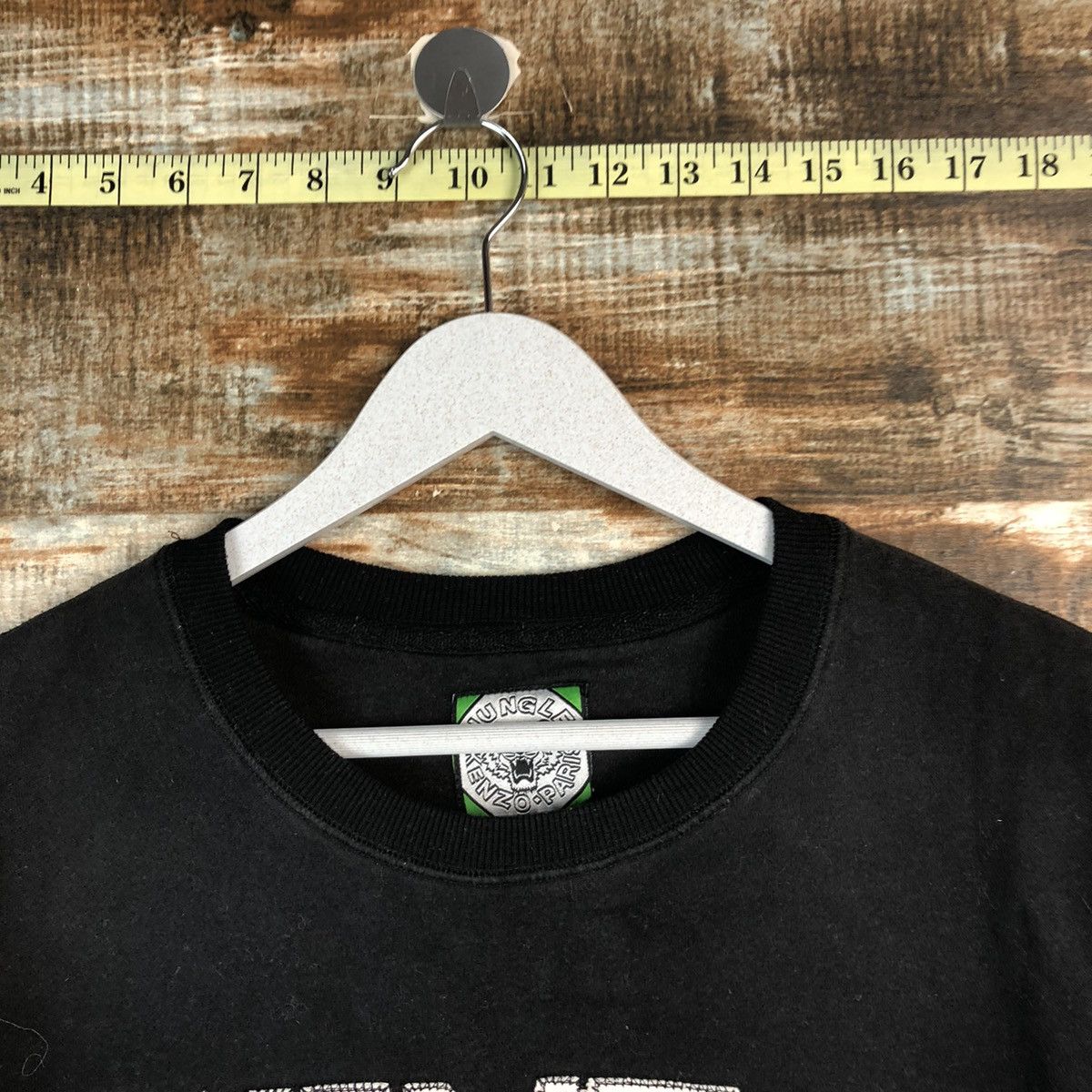 Japanese Brand Kenzo Paris Black Sweatshirt #A2448 Size M / US 6-8 / IT 42-44 - 4 Thumbnail
