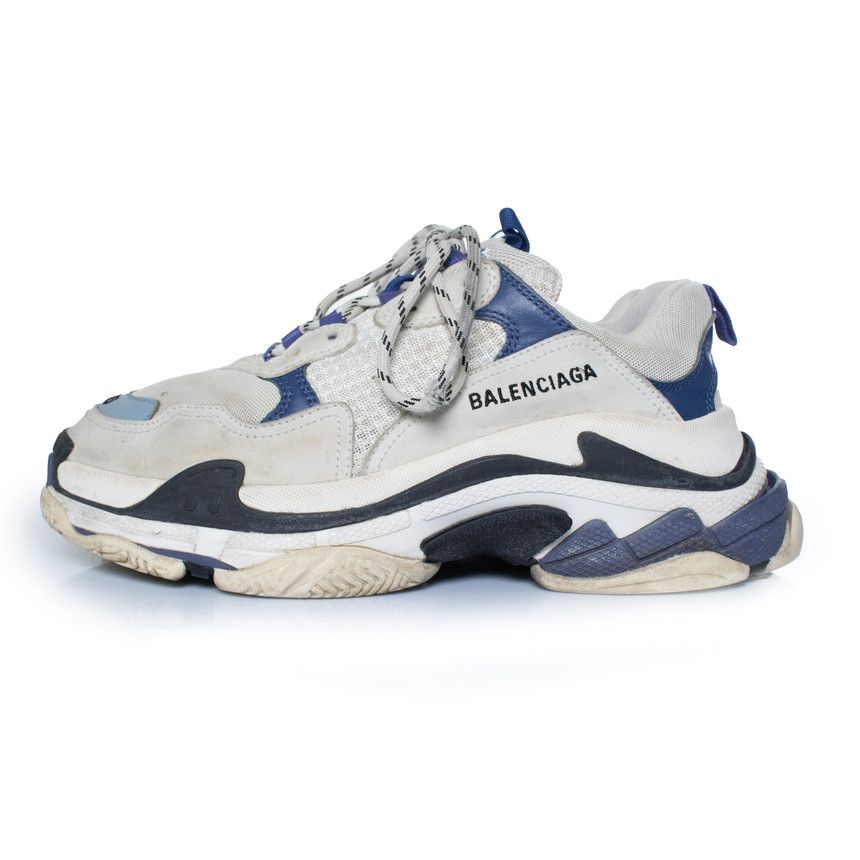 Balenciaga Balenciaga, Triple s trainers in grey and blue Size US 10 / IT 40 - 2 Thumbnail