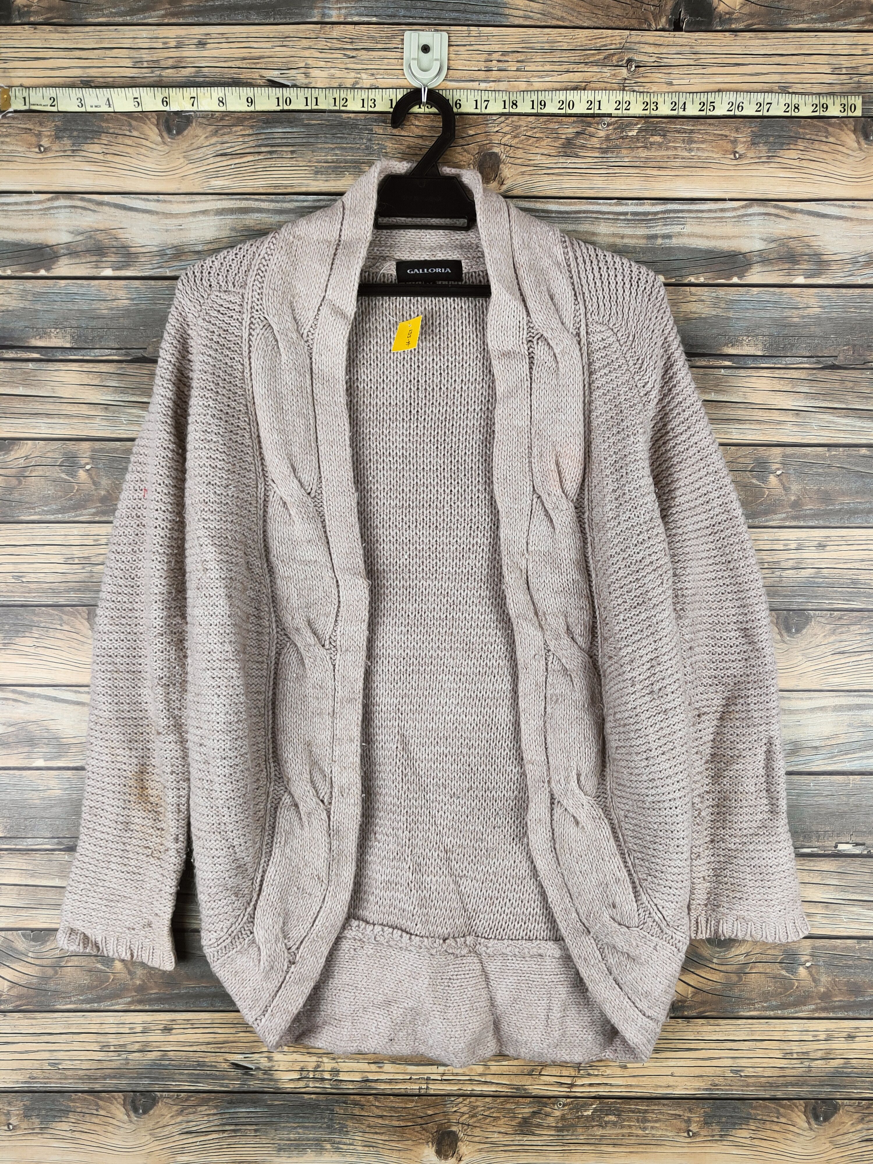 Japanese Brand DL Galloria Beige Knitwear Cardigans #46-551 Size M / US 6-8 / IT 42-44 - 1 Thumbnail