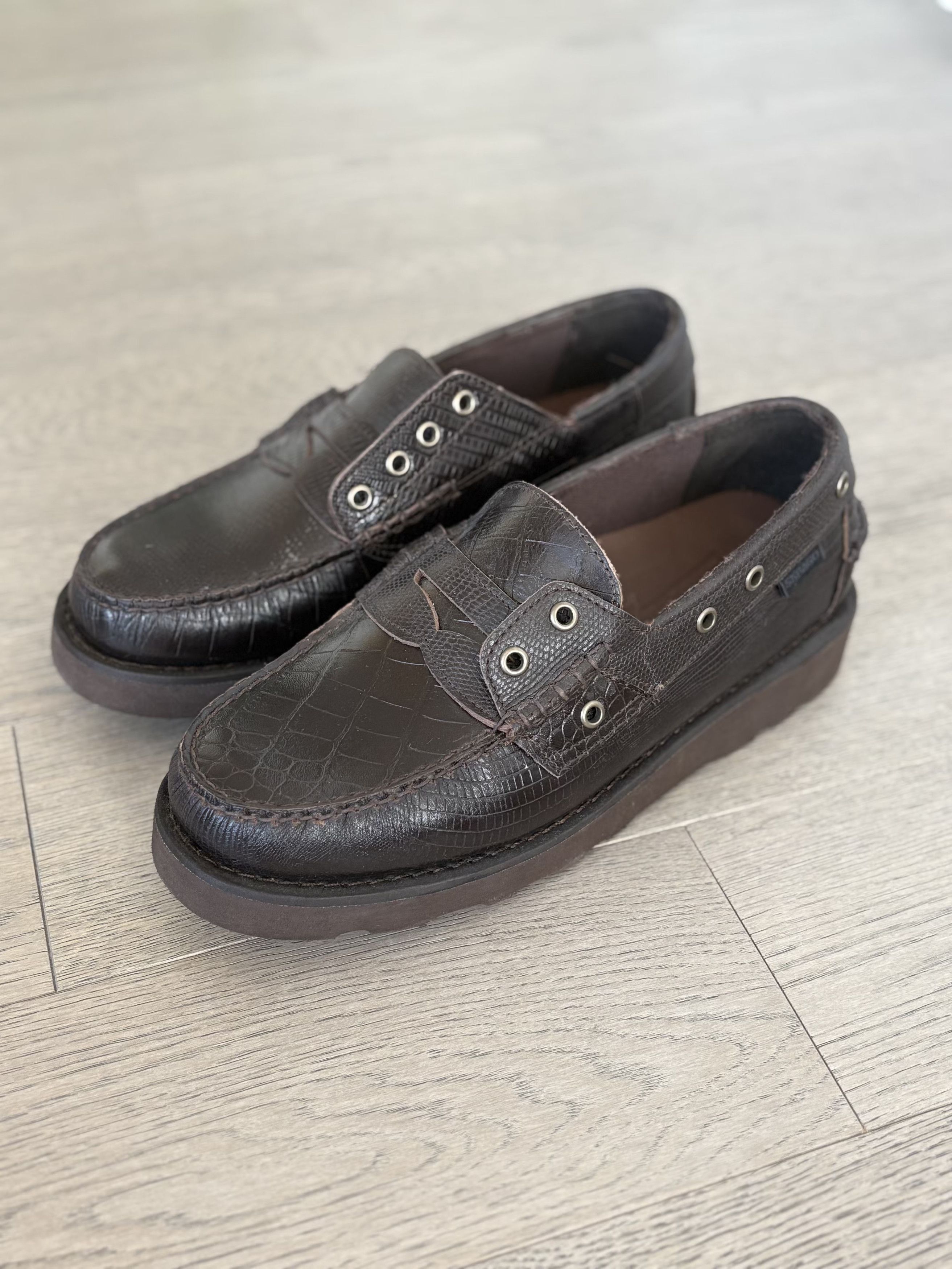 Engineered Garments × Sebago Engineered Garments X Sebago black
