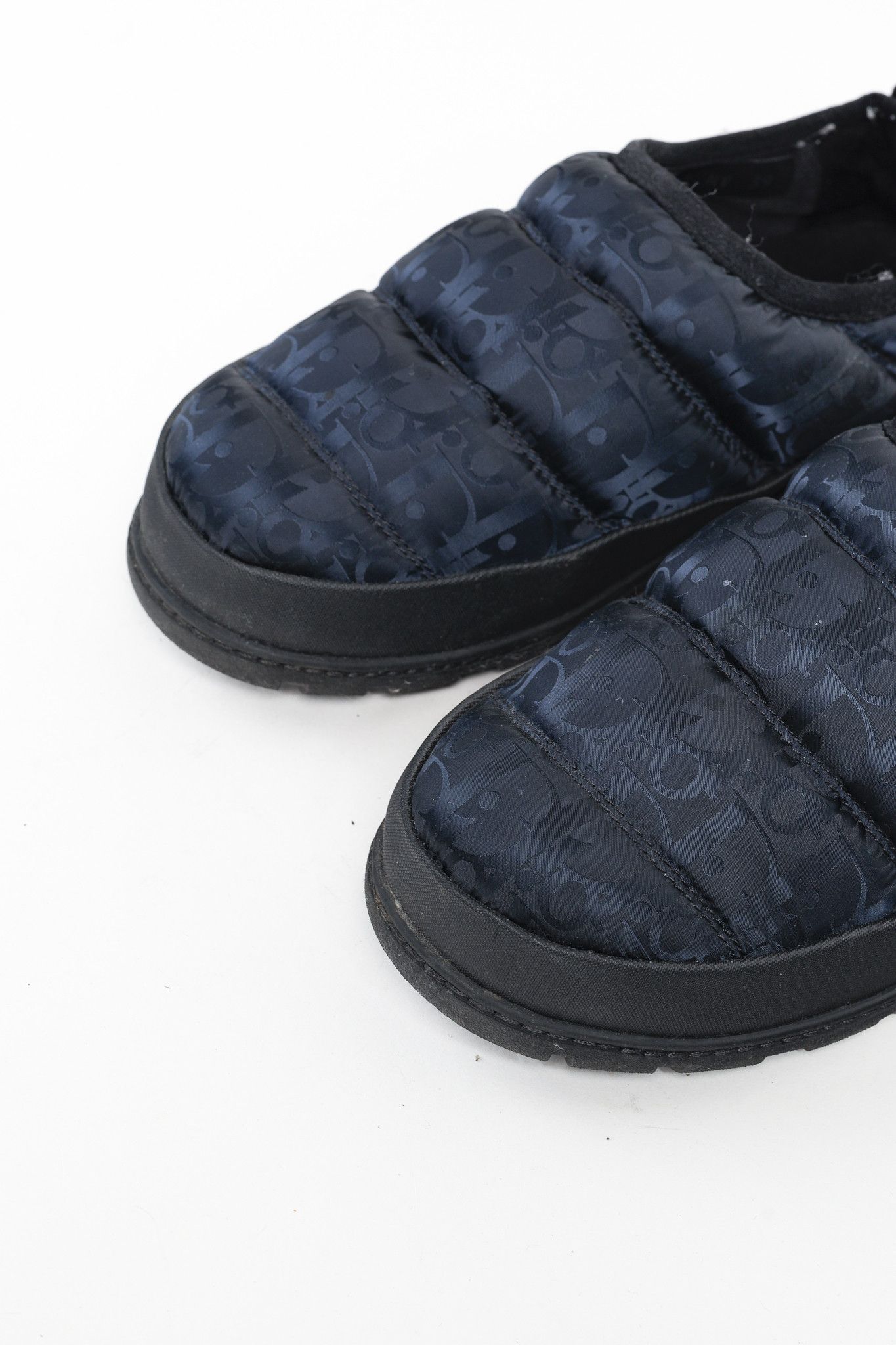 Dior Dior Black Super Dior Oblique Quilted Nylon Snow Slippers Size US 6 / EU 39 - 5 Thumbnail