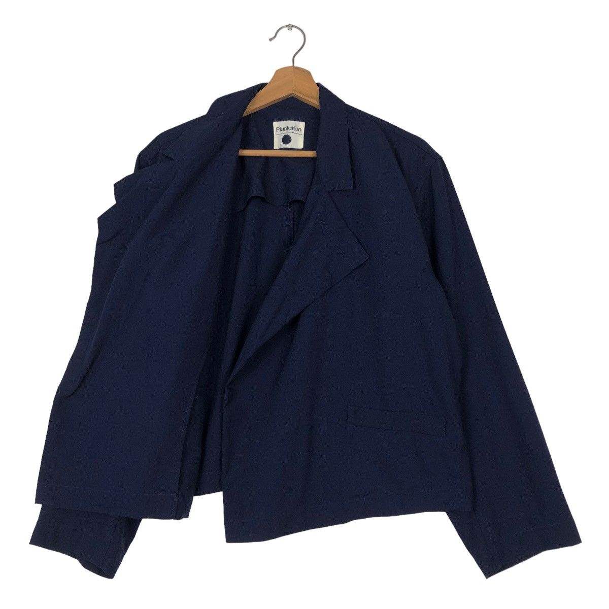 Issey Miyake 🔥Cropped Bomber Jacket Buttonless Double Breast Plantation Size US M / EU 48-50 / 2 - 11 Thumbnail