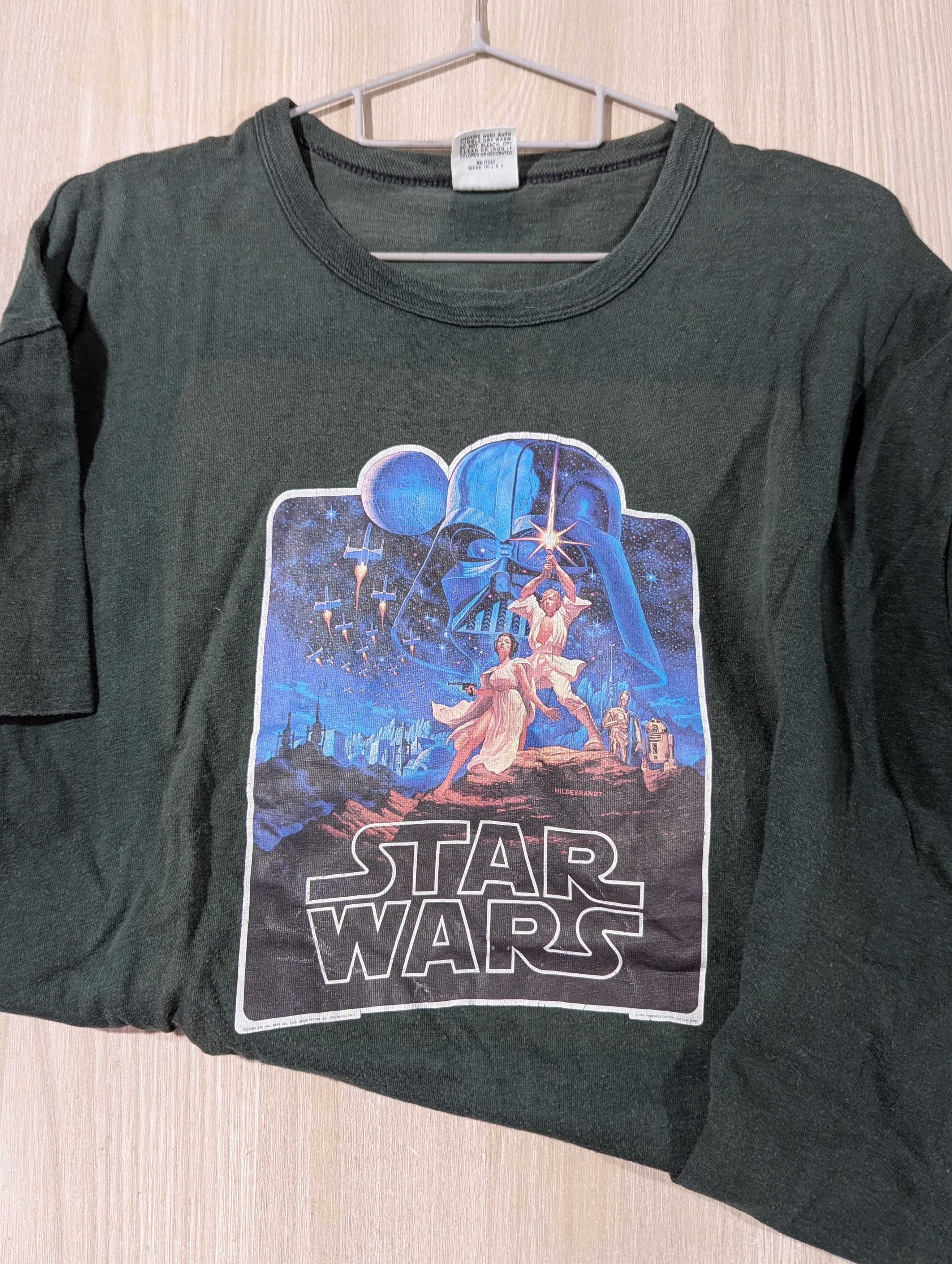 Star Wars × Vintage vintage 1977 starwars movie poster tee Size US XL / EU 56 / 4 - 9 Thumbnail