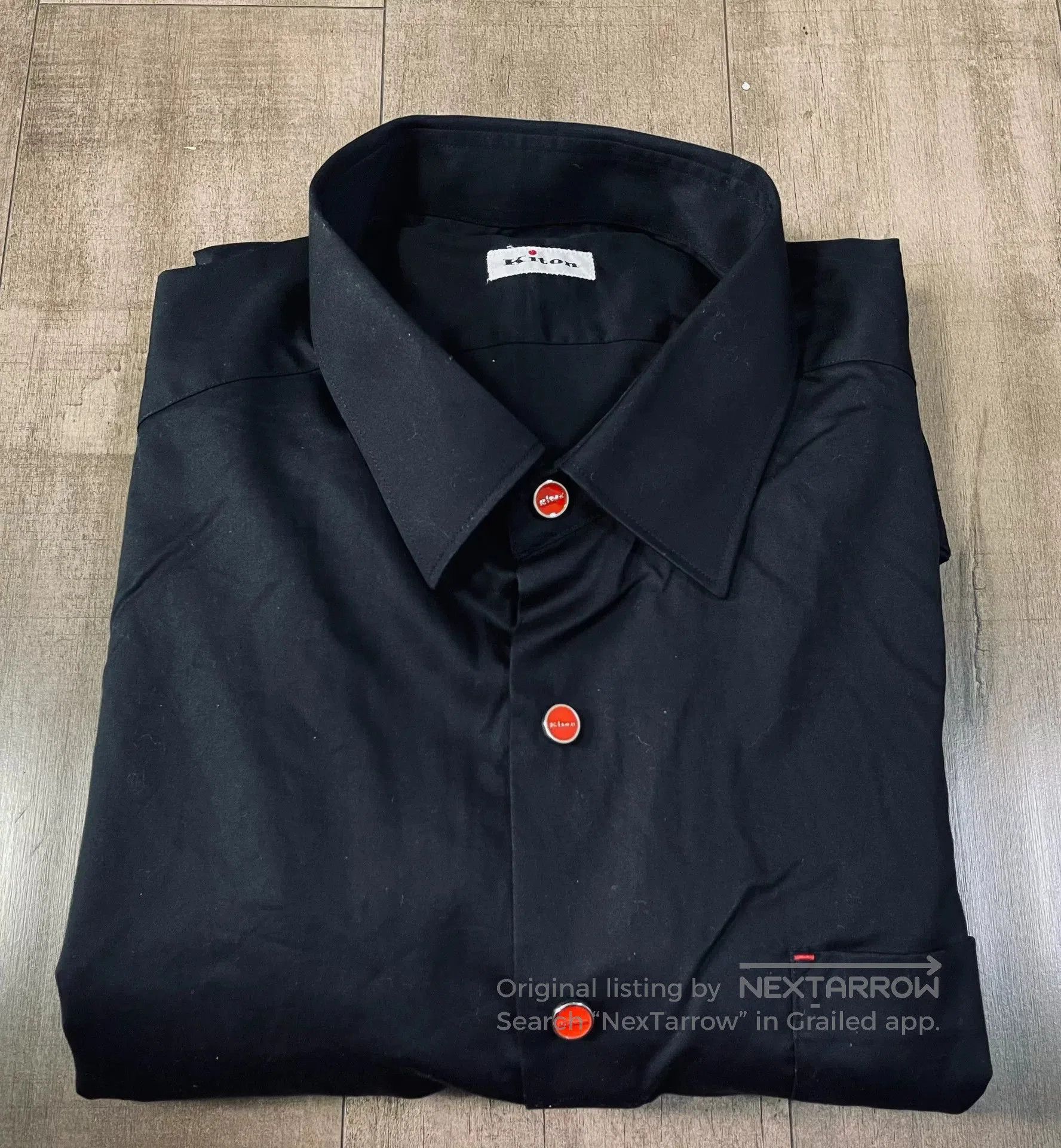 Vintage Black Tencel Cotton Long. Size US M / EU 48-50 / 2 - 6 Thumbnail