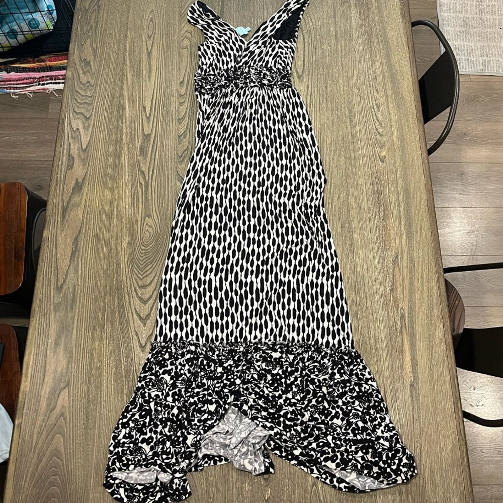 Vintage Plent By Tracy Reese Maxi Dress Sleeveless V-Neck Printed S Size S / US 4 / IT 40 - 9 Thumbnail