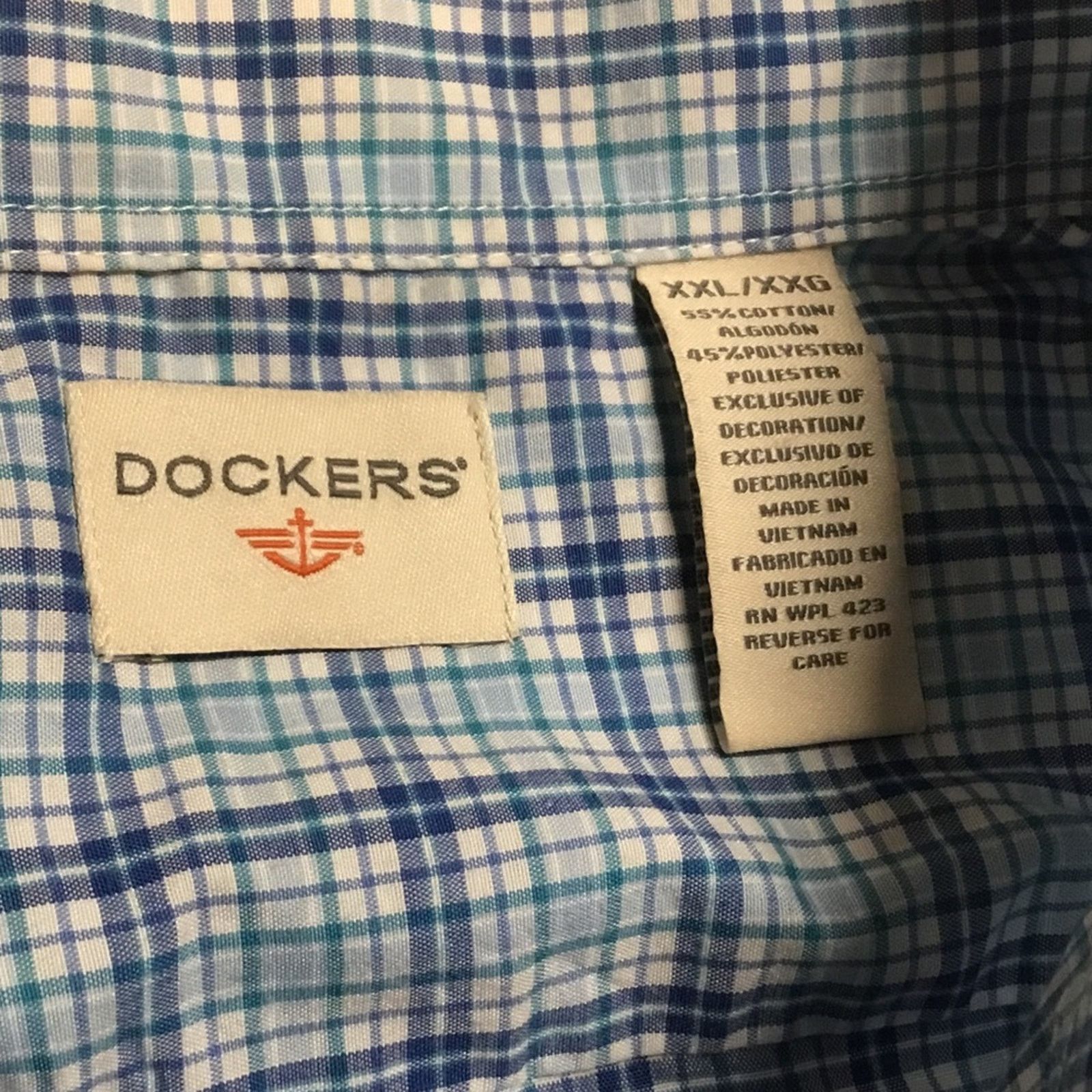 Dockers Dockers Button Down Shirt Size US XXL / EU 58 / 5 - 4 Thumbnail