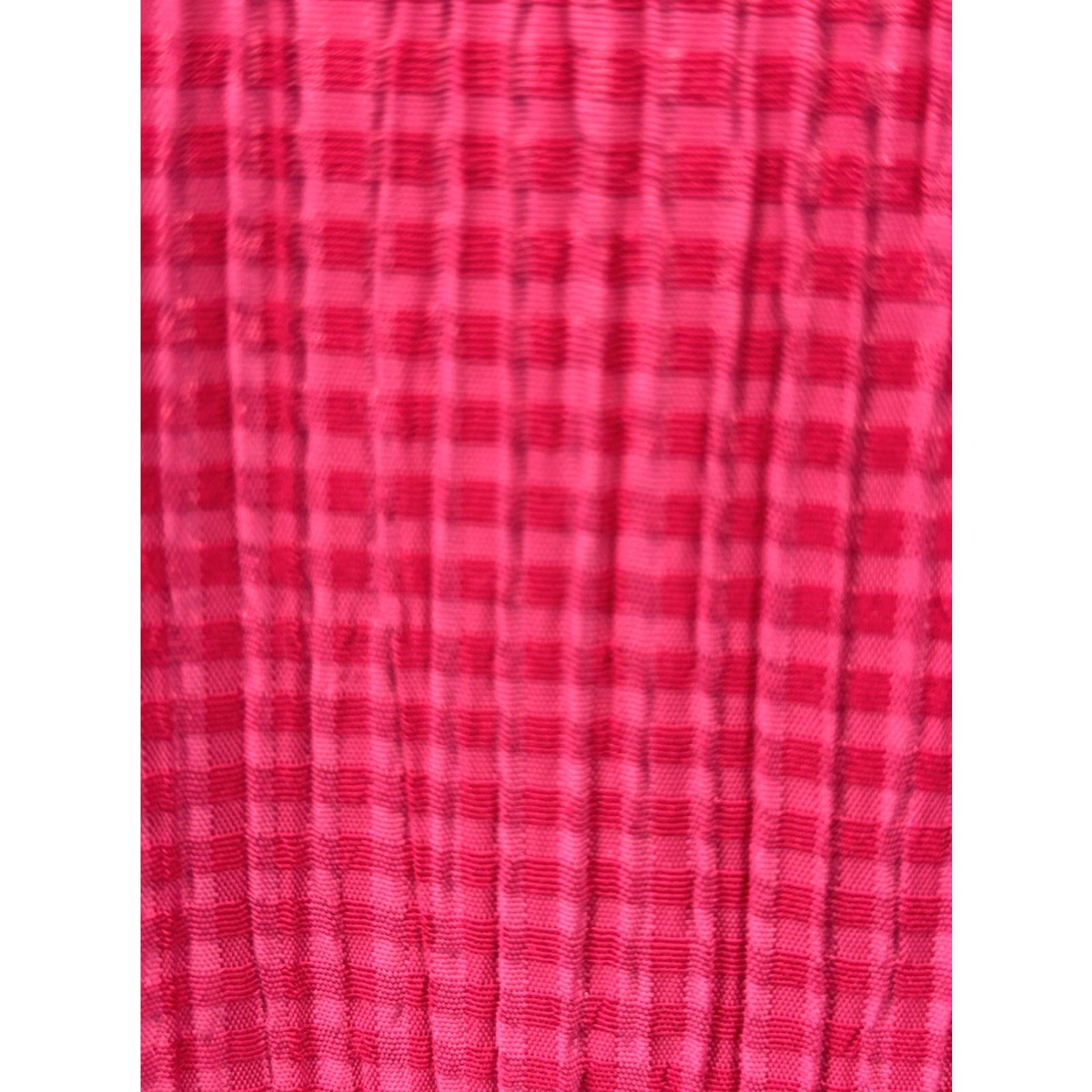 Talbots VINTAGE Talbots Maxi Shirt Dress - Dress, Petite, Size 8P - Pink Red Gingham, Short Sleeve, Collared, Full Button, Rayon Blend, Women Size M / US 6-8 / IT 42-44 - 6 Thumbnail