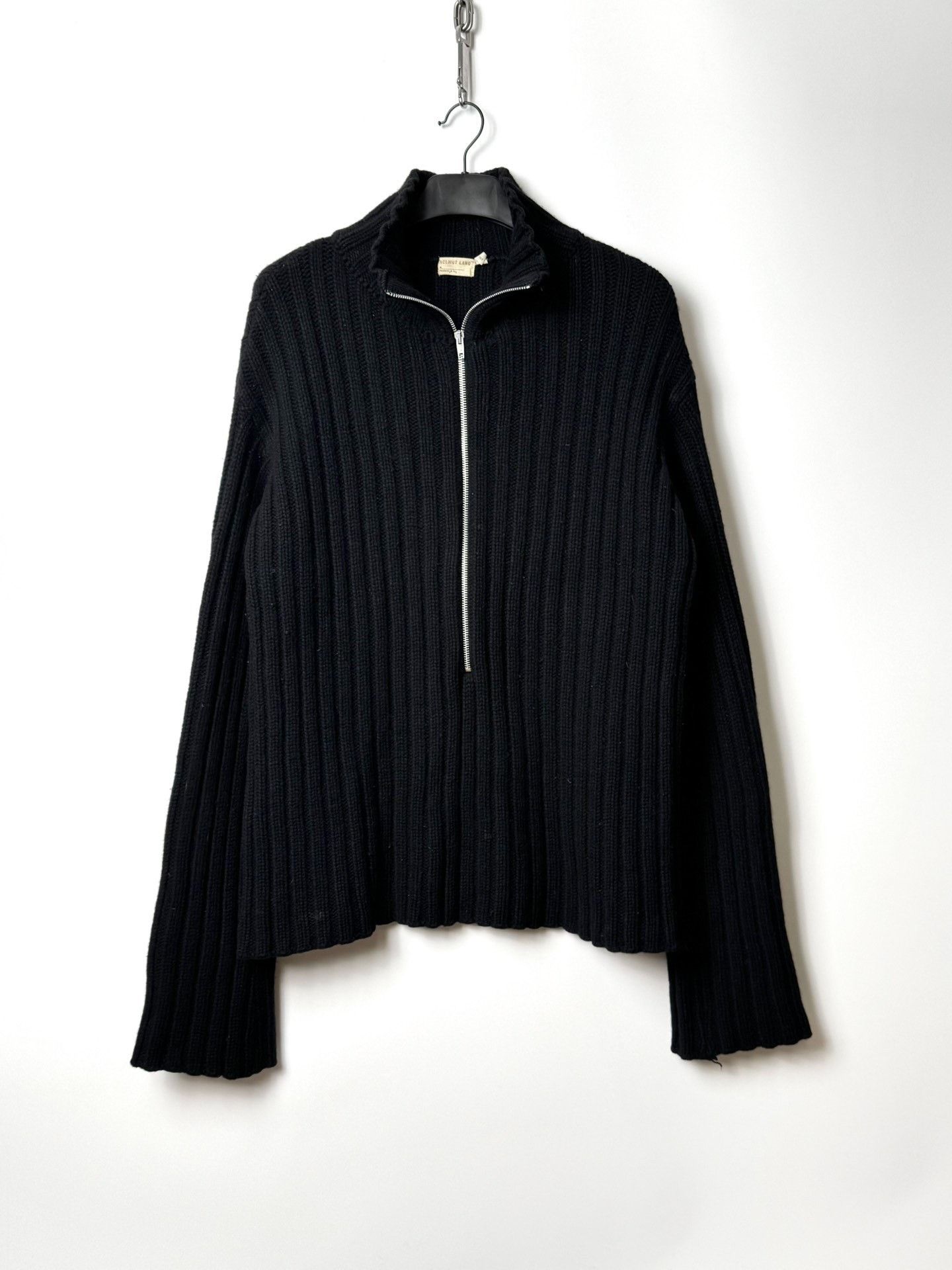 Helmut Lang Helmut Lang 1998 Zip Wool Cardigan Size US S / EU 44-46 / 1 - 1 Thumbnail