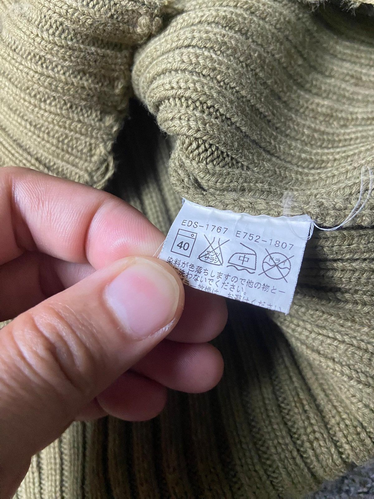 Edwin Edwin by Blue Trip Knit Ribbed Sweater (171) Size US XXS / EU 40 - 7 Thumbnail
