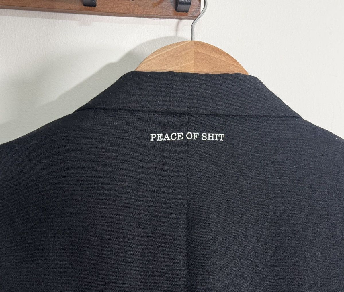 Yohji Yamamoto Yohji Yamamoto 09ss “peace of shit” Blazer Jacket，size4 Size 52S - 6 Thumbnail