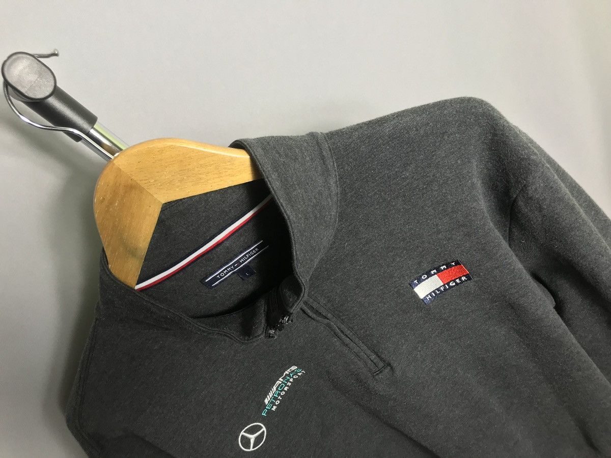 Mercedes-Benz × Sports Specialties × Tommy Hilfiger MERCEDES AMG PETRONAS F1 TEAM ISSUE 1/4 ZIP Cotton Size US L / EU 52-54 / 3 - 4 Thumbnail