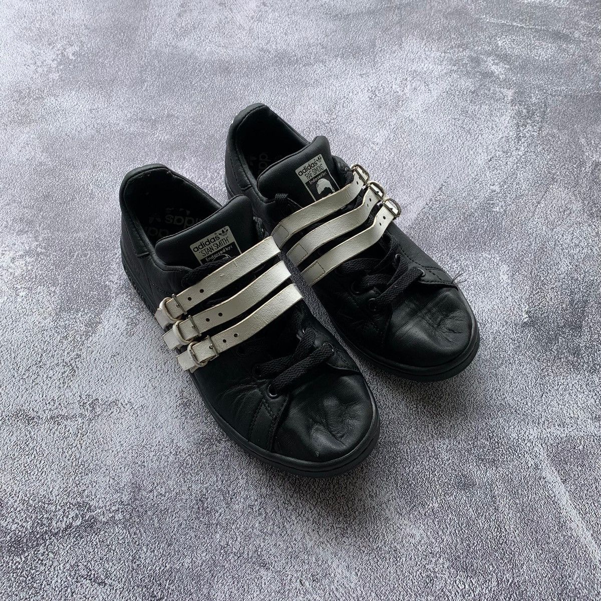 Adidas × Raf Simons Raf Simons x Adidas Stan Smith Strap ‘Core Black’ Size US 5 / EU 37 - 2 Thumbnail