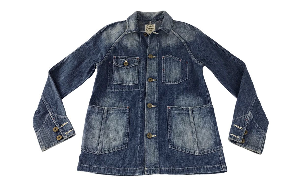 Vintage Miss Edwin Jacket Coat Unisex Button Up Style