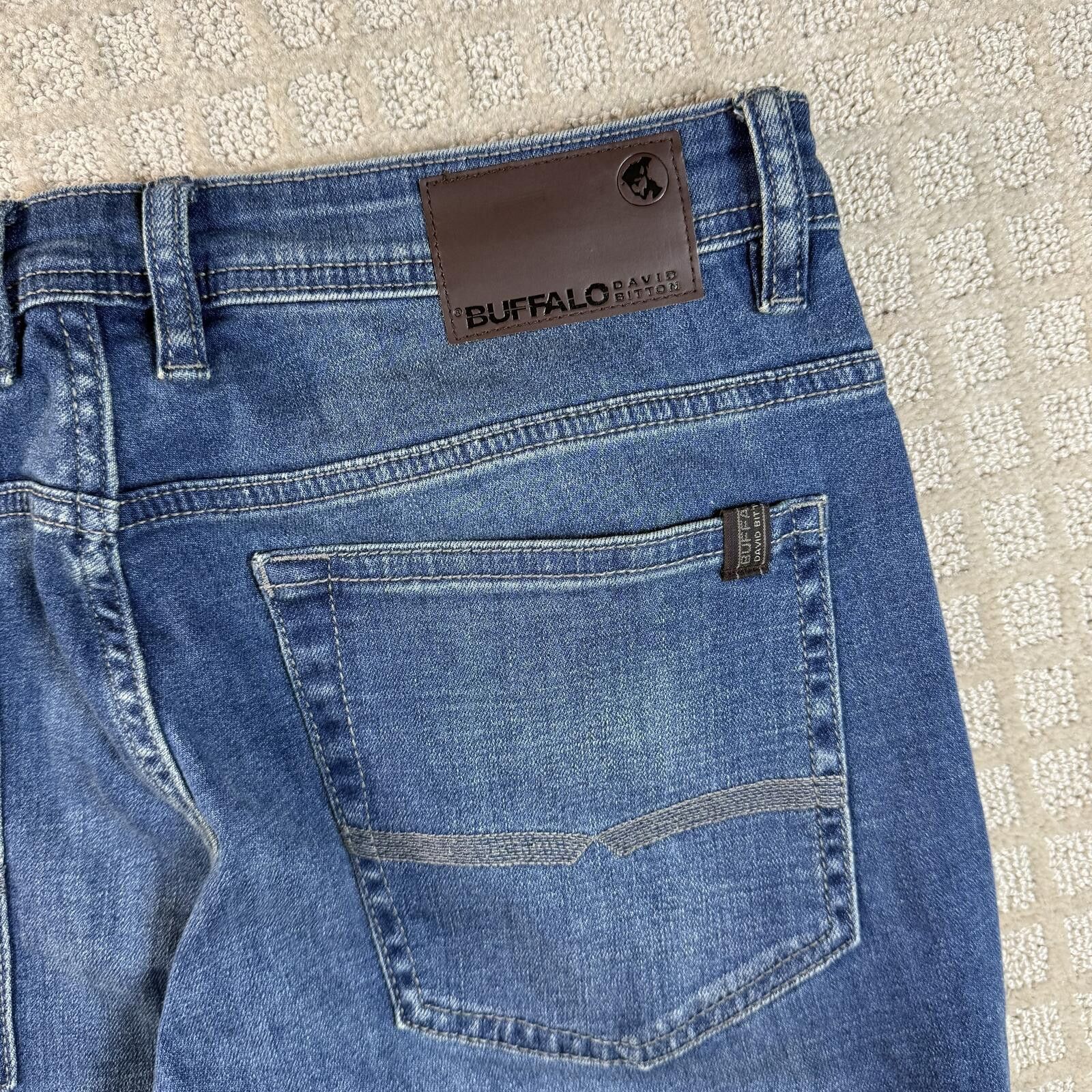 Buffalo David Bitton Buffalo David Bitton Jack Slim Straight Jeans 32x32 Size US 32 / EU 48 - 9 Thumbnail