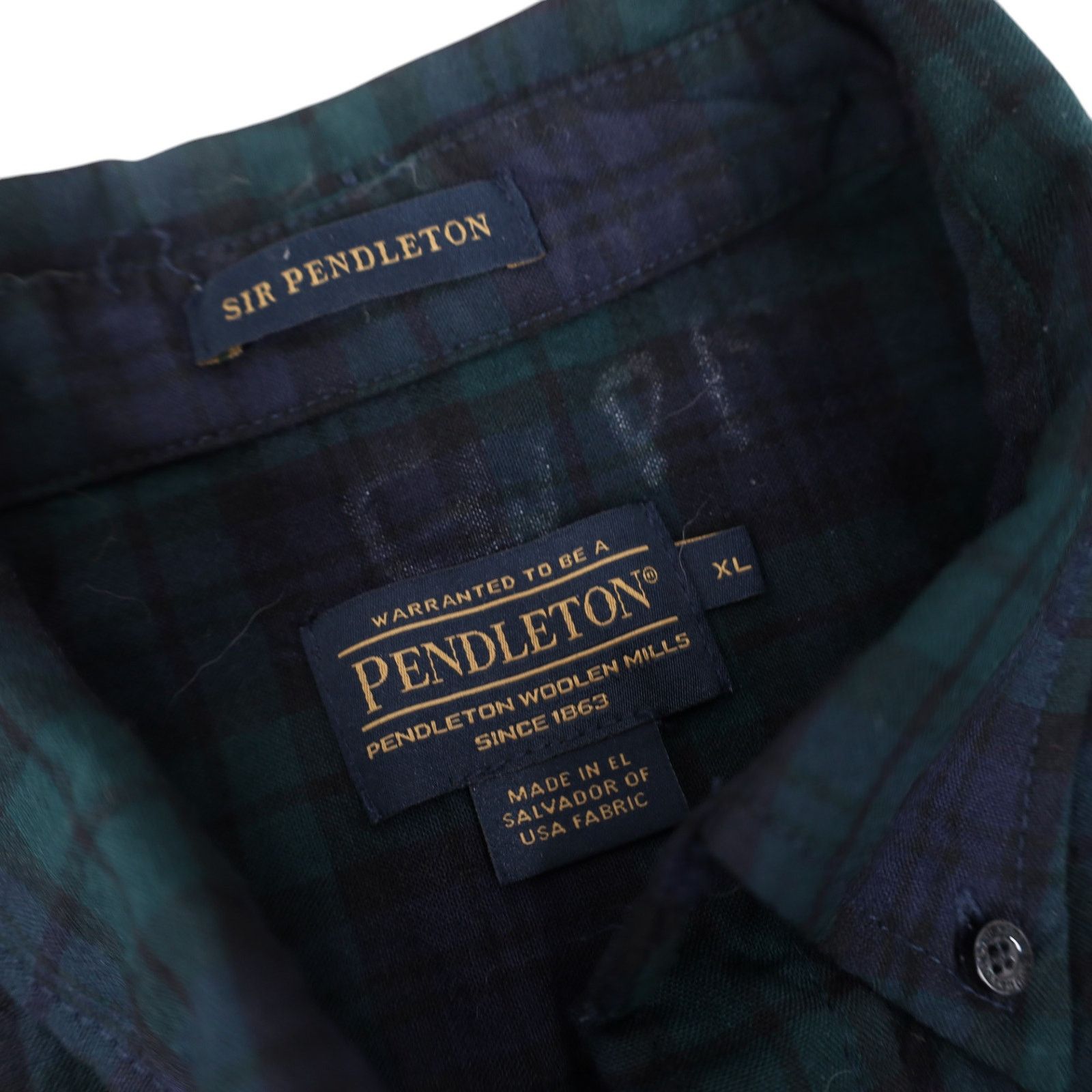 Pendleton Sir Pendleton MacDougall Wool Button Up Shirt Size US XL / EU 56 / 4 - 6 Thumbnail