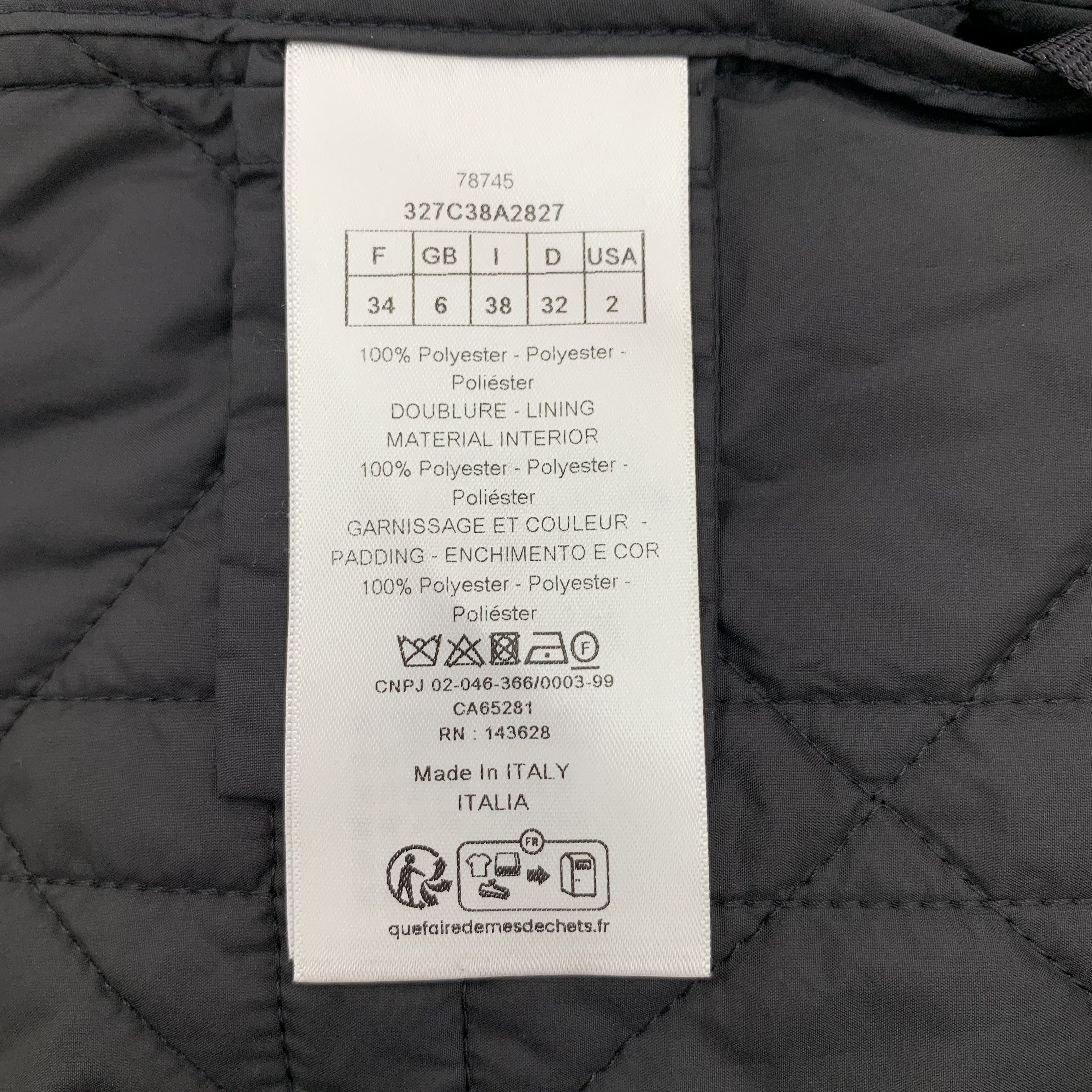 Dior Dior Jacket – Black Quilted Bee Hoodie (Size XXS) Size XXS / US 00 / IT 34 - 3 Thumbnail