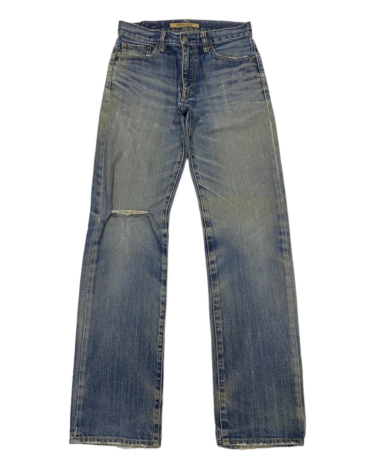 Undercover × Uniqlo VINTAGE UNIQLO JAPAN DISTRESS DENIM UNDERCOVER STYLE DESIGN Size US 29 - 1 Thumbnail