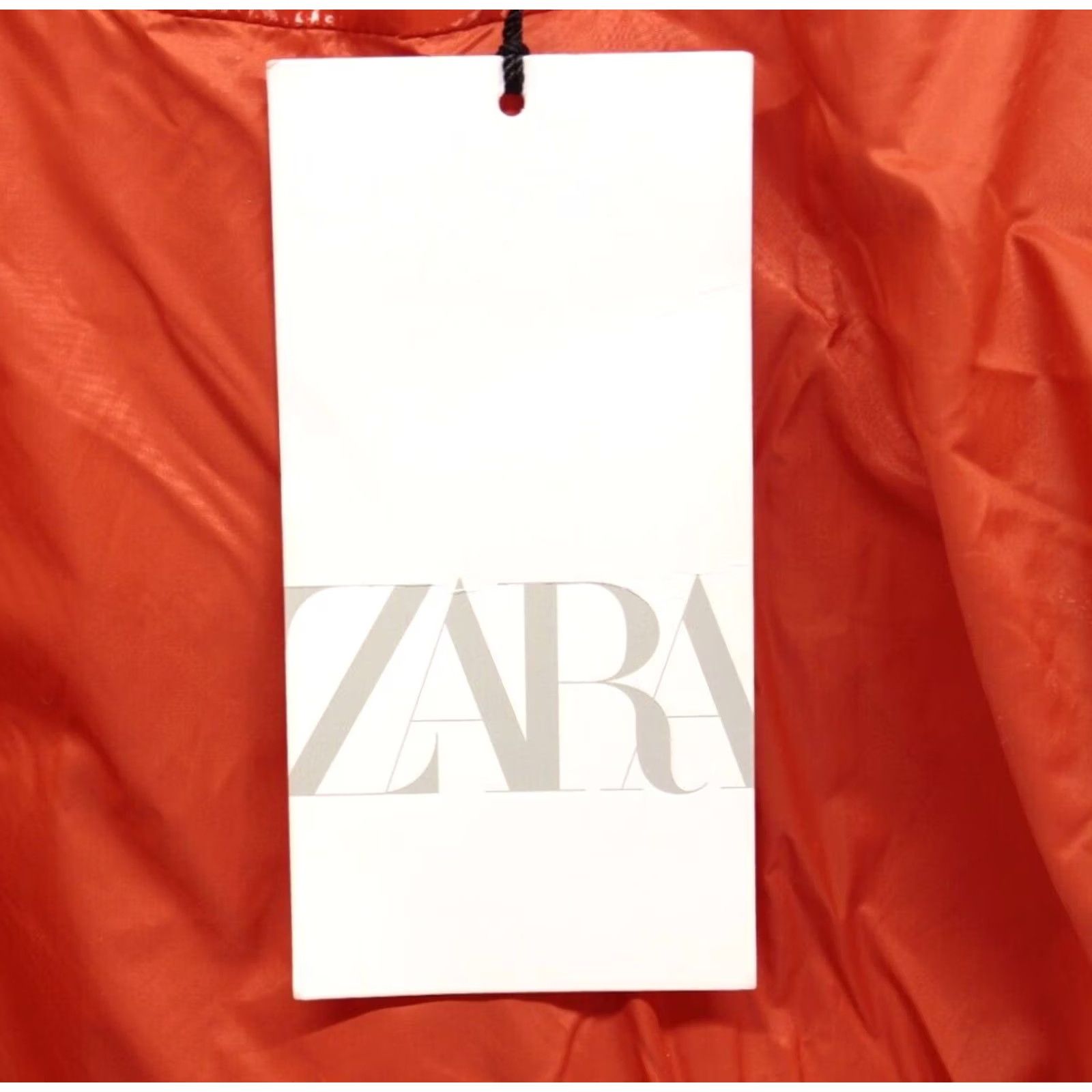 Zara Zara Cropped Puffer Jacket Red XS Women's Regular Full Zip Jacket New Size XS / US 0-2 / IT 36-38 - 7 Thumbnail