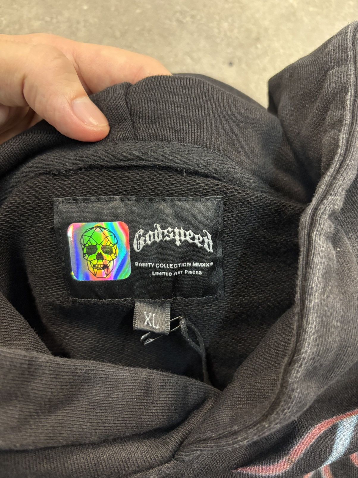 Godspeed Godspeed Pitstop Hoodie, Washed Black Size US XL / EU 56 / 4 - 25 Thumbnail
