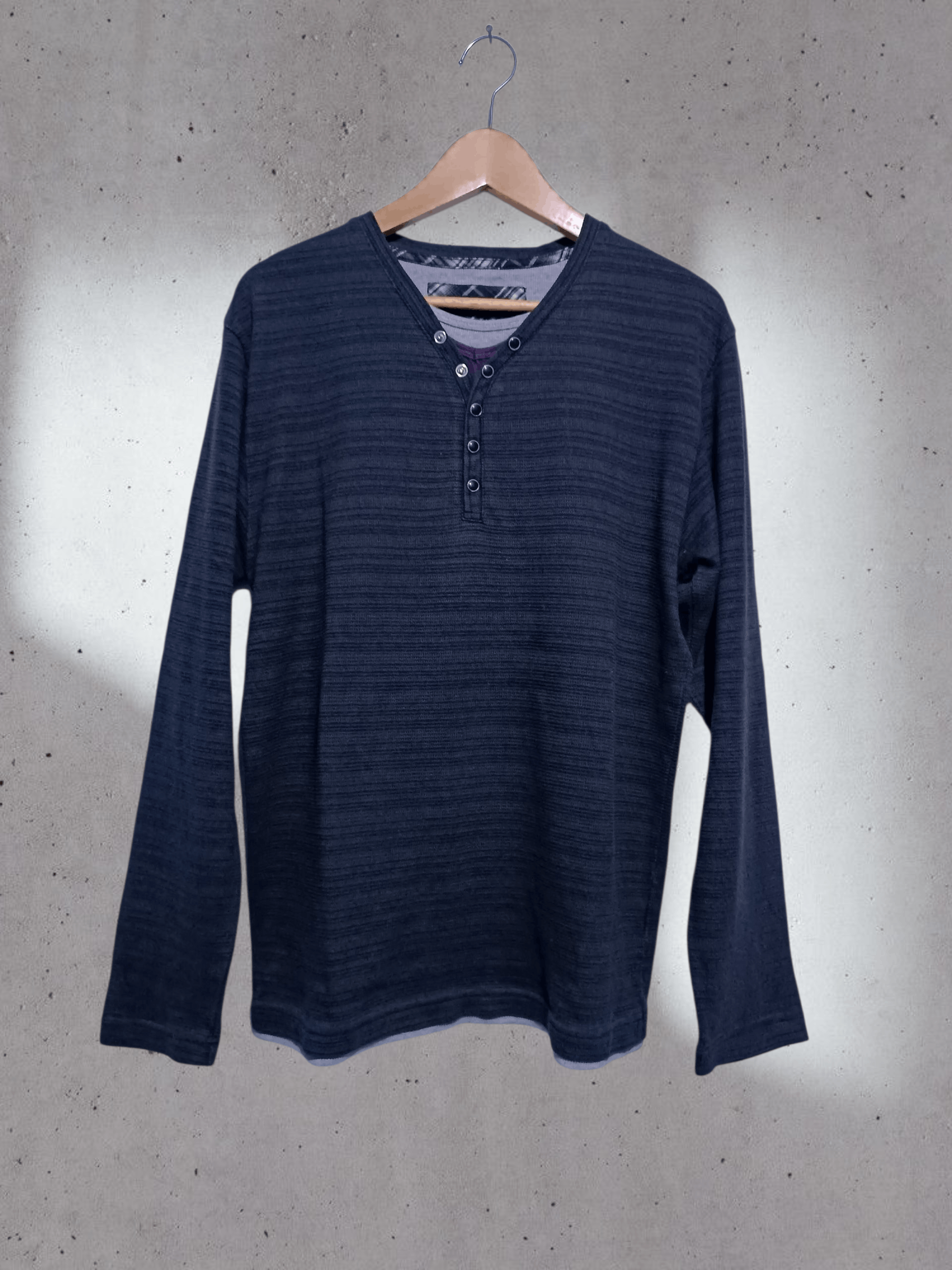 Japanese Brand Nota Bene 3 Layer Long Sleeve T-shirt Size US L / EU 52-54 / 3 - 1 Thumbnail