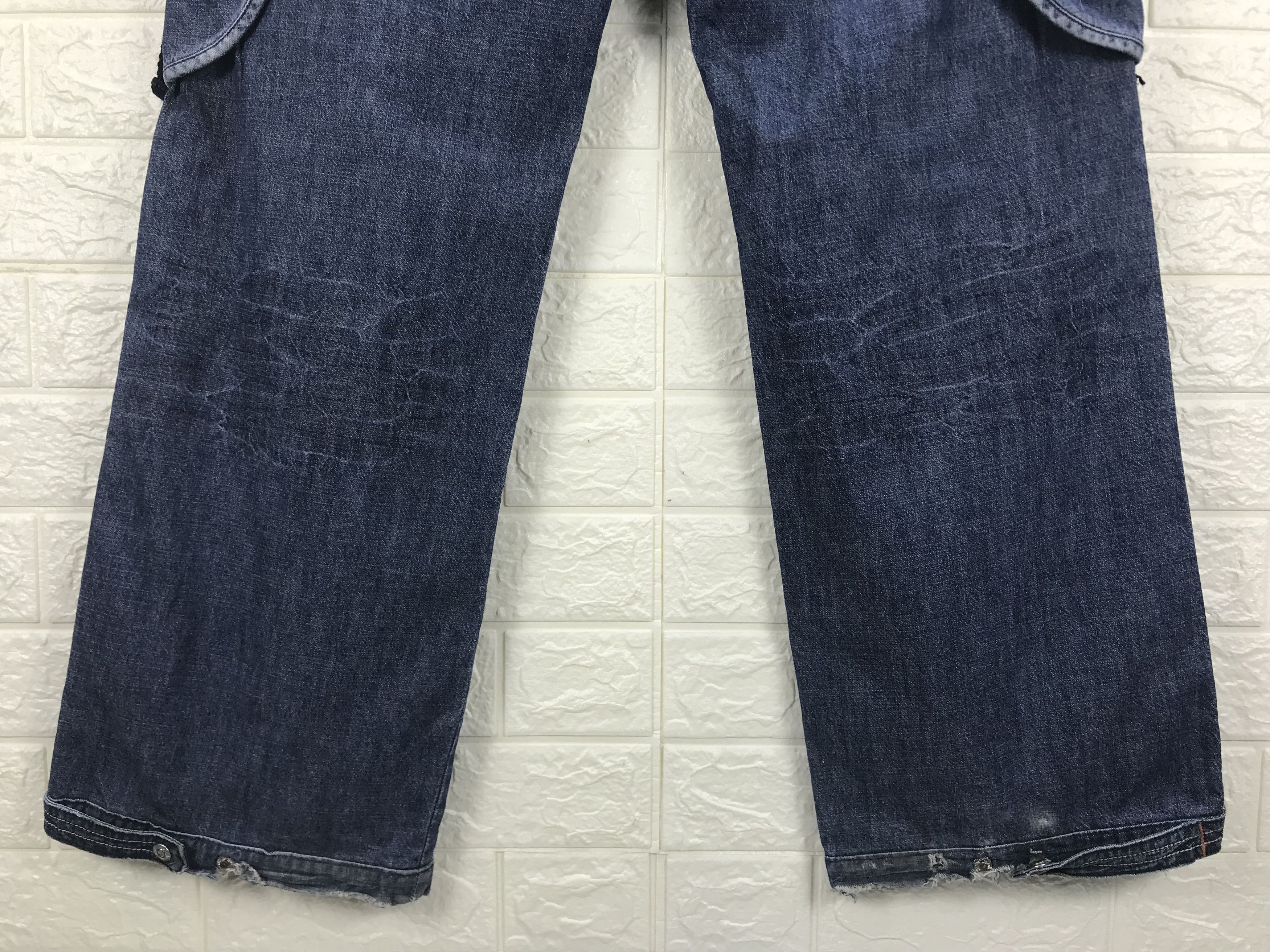 Japanese Brand Vintage Japanese Alcott Multi Pocket Cargo Baggy Jeans Size US 32 / EU 48 - 8 Thumbnail