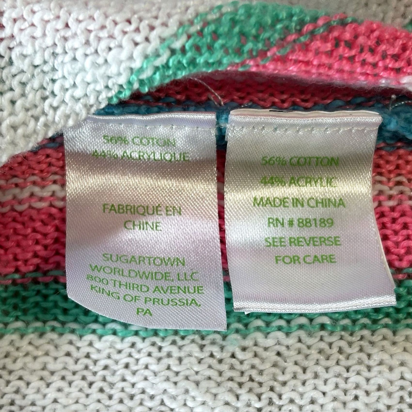 Lilly Pulitzer Lilly Pulitzer Rozalia Striped Tassel Sweater Women’s S Knit Open-Knit Multicolor Casual Pullover Size S / US 4 / IT 40 - 5 Thumbnail