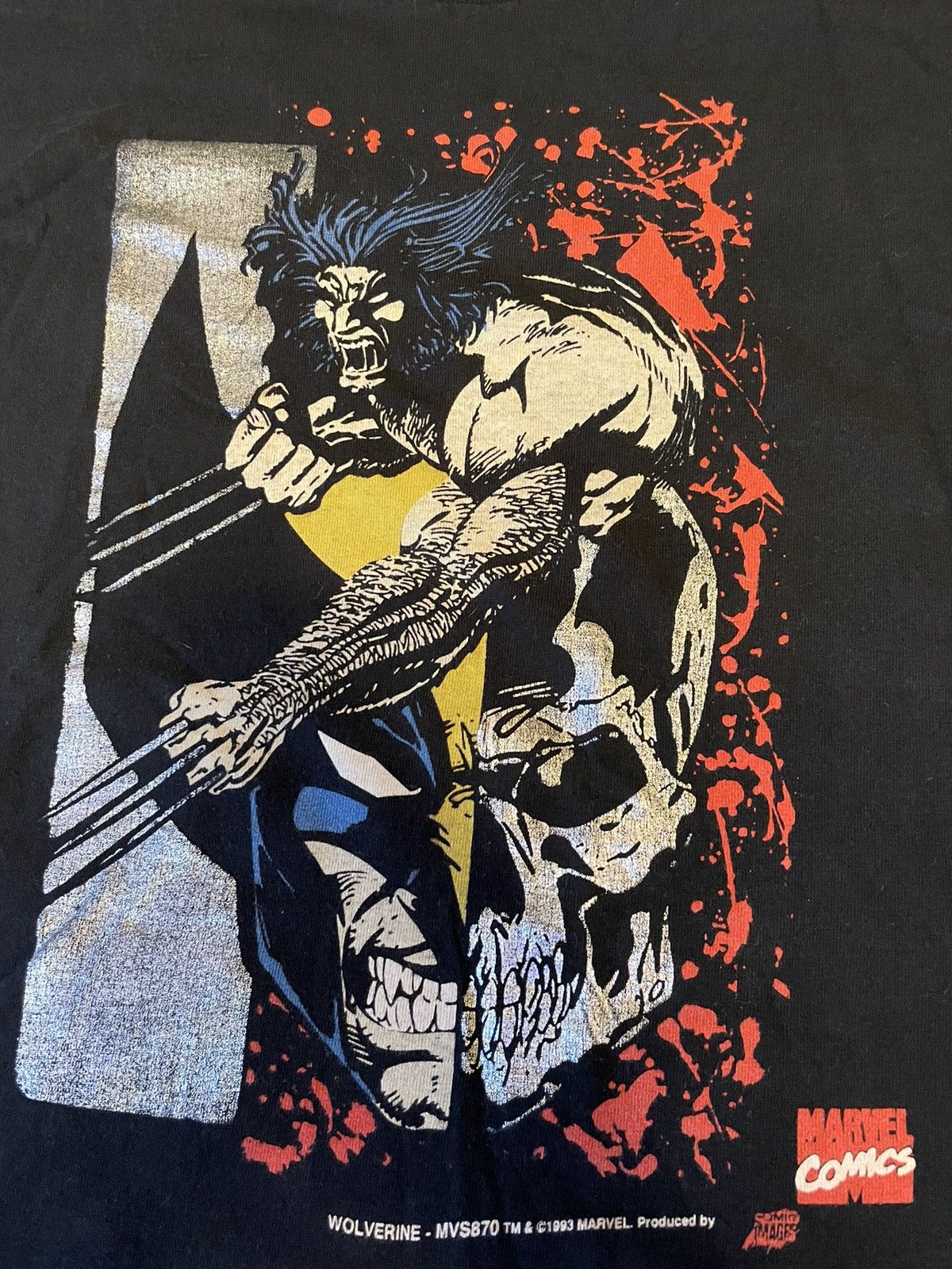 Marvel Comics Vintage 1993 Wolverine Marvel Comics Tee Size US M / EU 48-50 / 2 - 3 Thumbnail