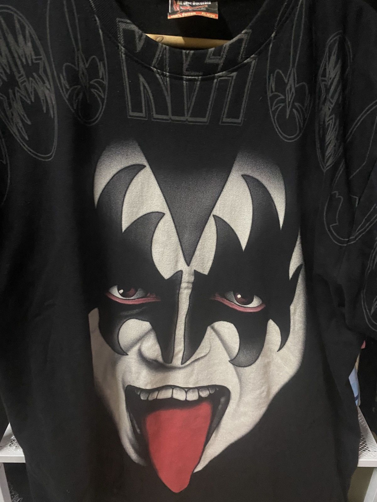 Band Tees × KISS × Vintage BOOTLEG OVERPRINT KISS Size US XL / EU 56 / 4 - 5 Thumbnail