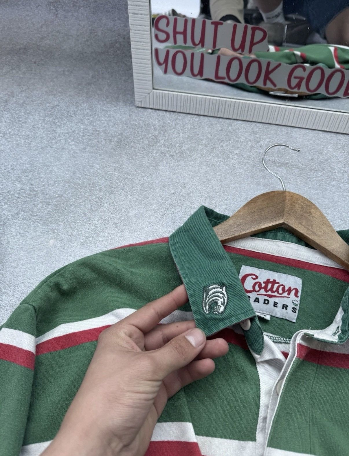 Cotton Traders Leicester Tigers 2006 Home Polo Rugby Shirt Cotton Traders Size US XL / EU 56 / 4 - 9 Thumbnail