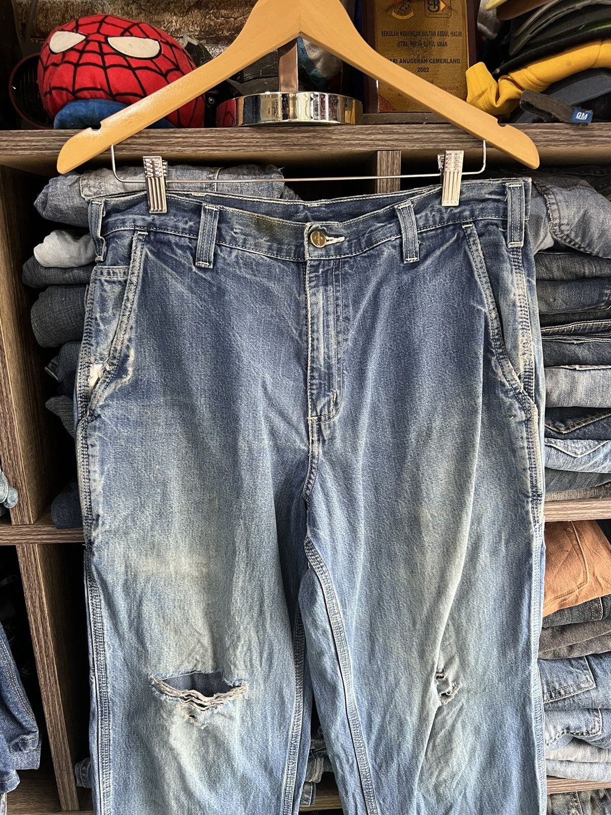 Carhartt 🔥Very Rare Vintage Carhartt Samples Carpenter Pant Size US 33 - 4 Thumbnail