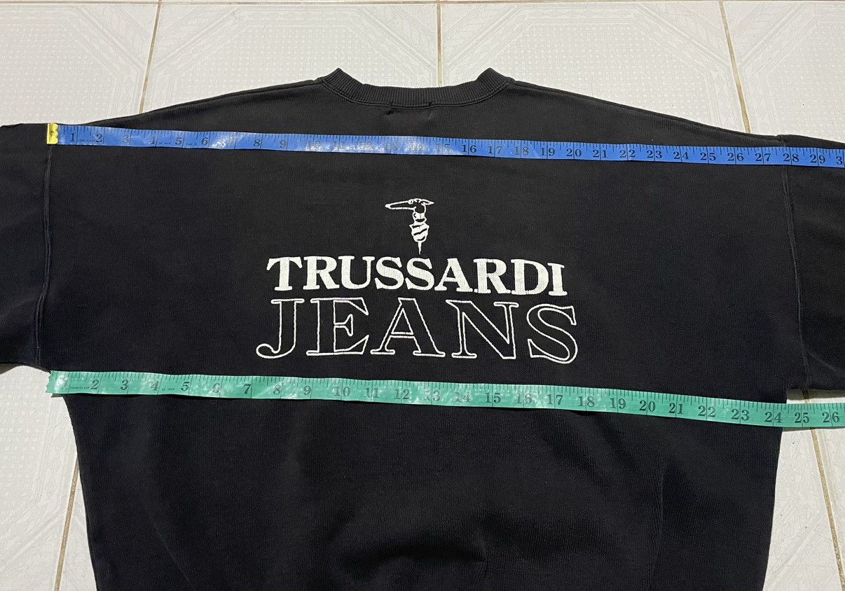 Trussardi × Vintage Trussardi Jeans Baggy Sweatshirt Size US M / EU 48-50 / 2 - 8 Thumbnail