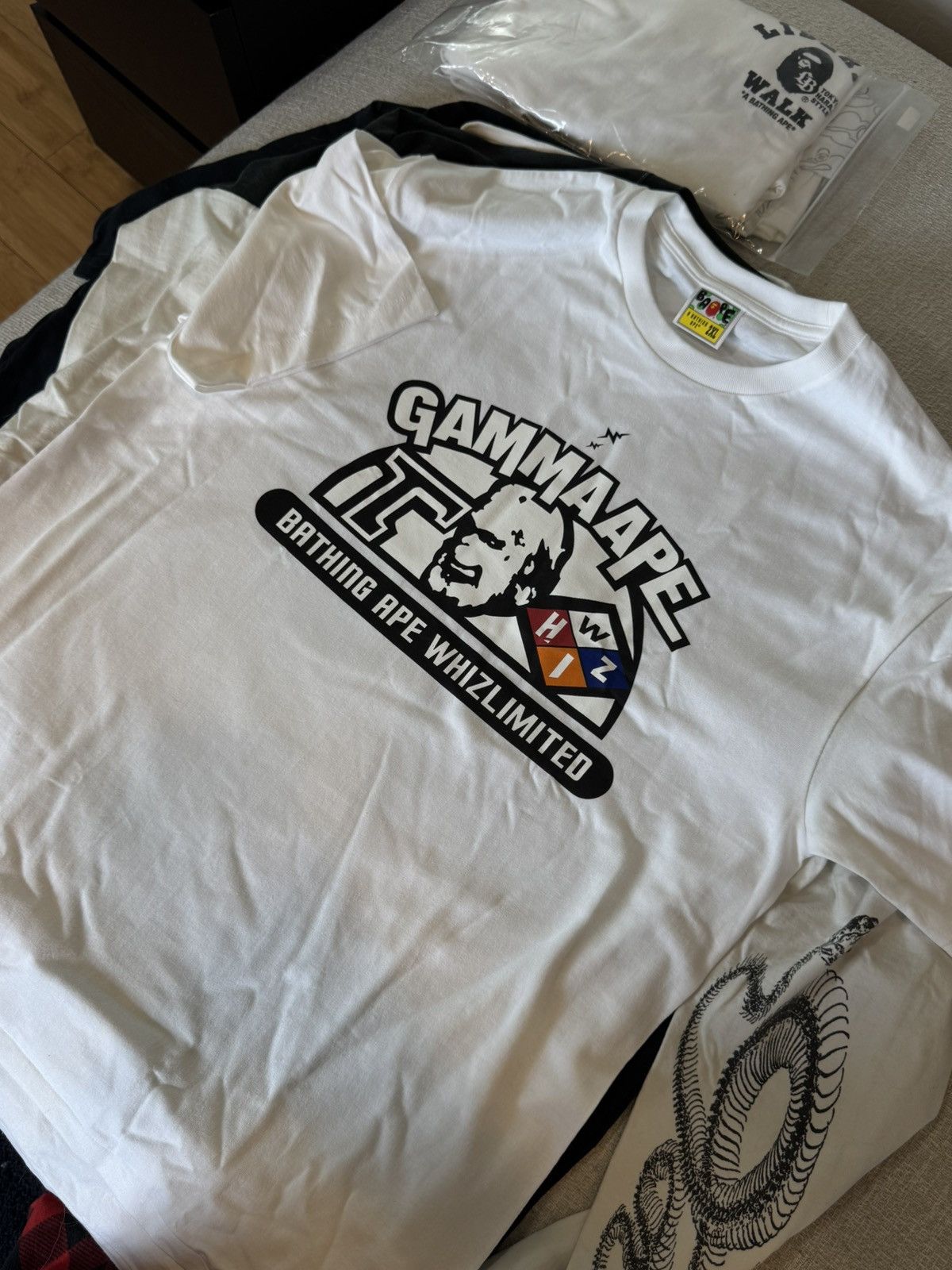 Bape Bape Hiroaki Shitano Gallery Tee Size US XL / EU 56 / 4 - 1 Thumbnail