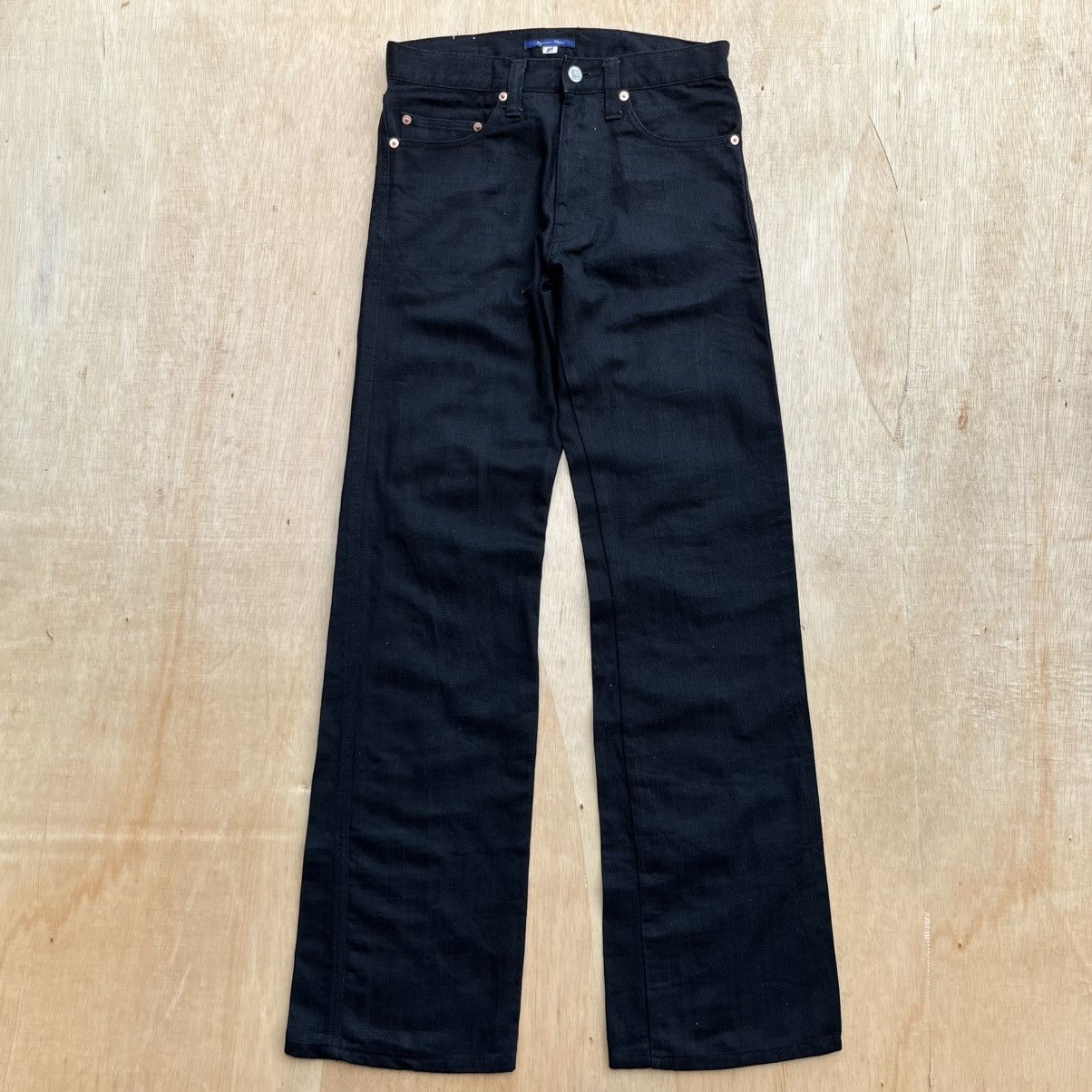 Hysteric Glamour JAPONAIS BLEU SUKAJAN JAPANESE BRAND BLACK DENIM Size US 30 / EU 46 - 6 Thumbnail