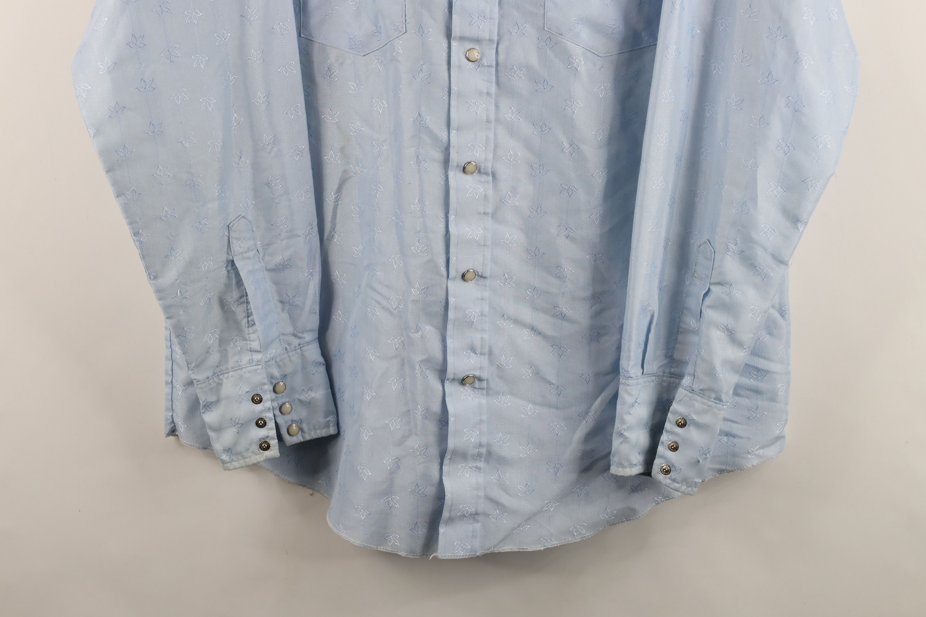 Vintage Vintage 70s Rockabilly Flower Western Button Shirt US Size US M / EU 48-50 / 2 - 3 Thumbnail