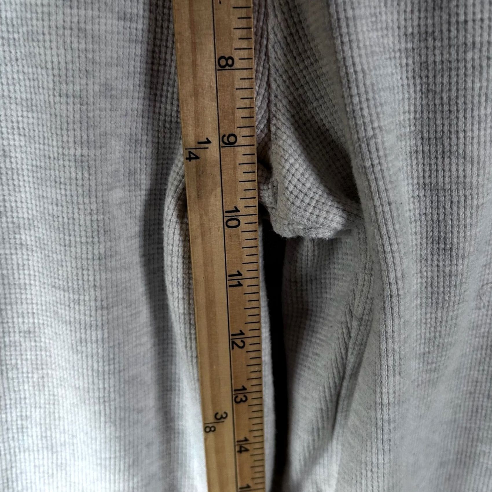 Brandy Melville Brandy Melville Gray Waffle Knit Thermal Pajama Pants Cotton Wide Leg Lounge Pants Womens One Size Regular Size 42" / US 20 - 6 Thumbnail