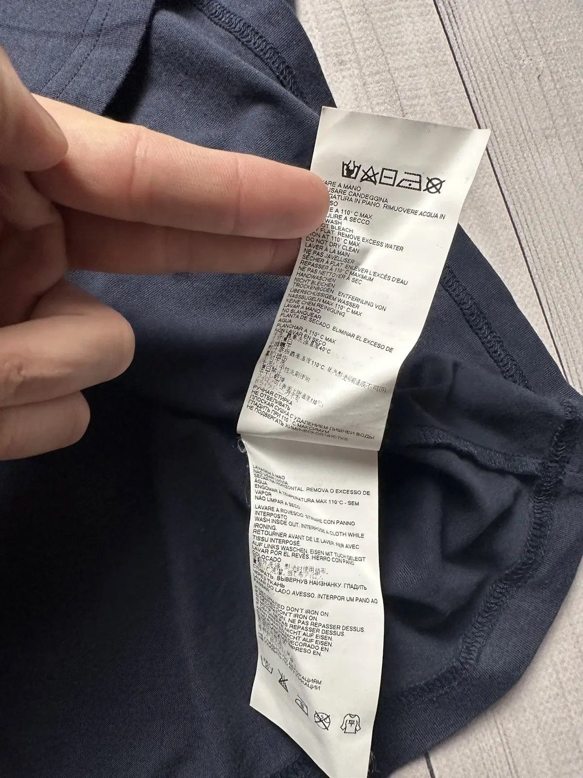 Vivienne Westwood Vintage Vivienne Westwood tee navy T-shirt logo size M/L Size US L / EU 52-54 / 3 - 7 Thumbnail