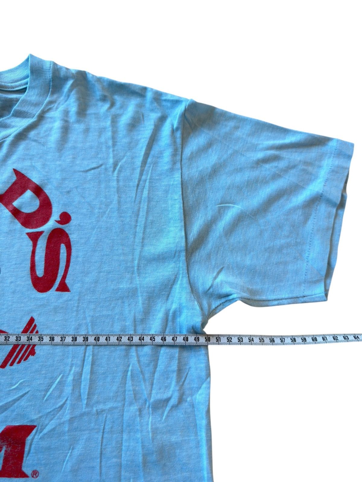 Vintage *RARE* GOLD’S GYM VINTAGE 80s 50/50 BODYBUILDING T-SHIRT Size US L / EU 52-54 / 3 - 6 Thumbnail