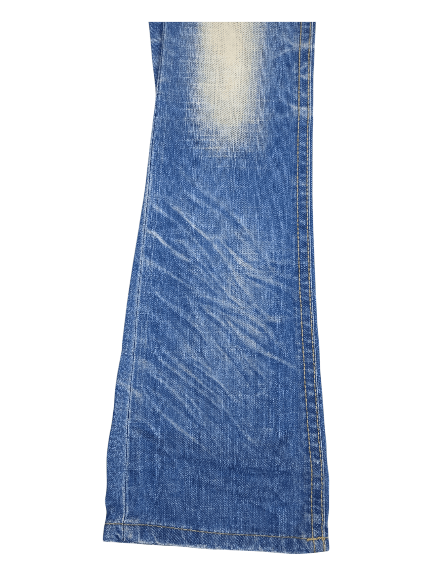 Japanese Brand LOLITA Zipper Back Pocket Low Rise Flare Jeans Size US 26 / EU 42 - 4 Thumbnail
