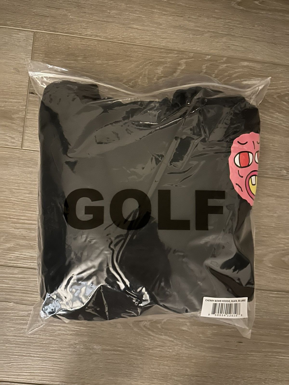 image of Golf Wang Cherry Bomb Hoodie in Black, Men's (Size 2XL)