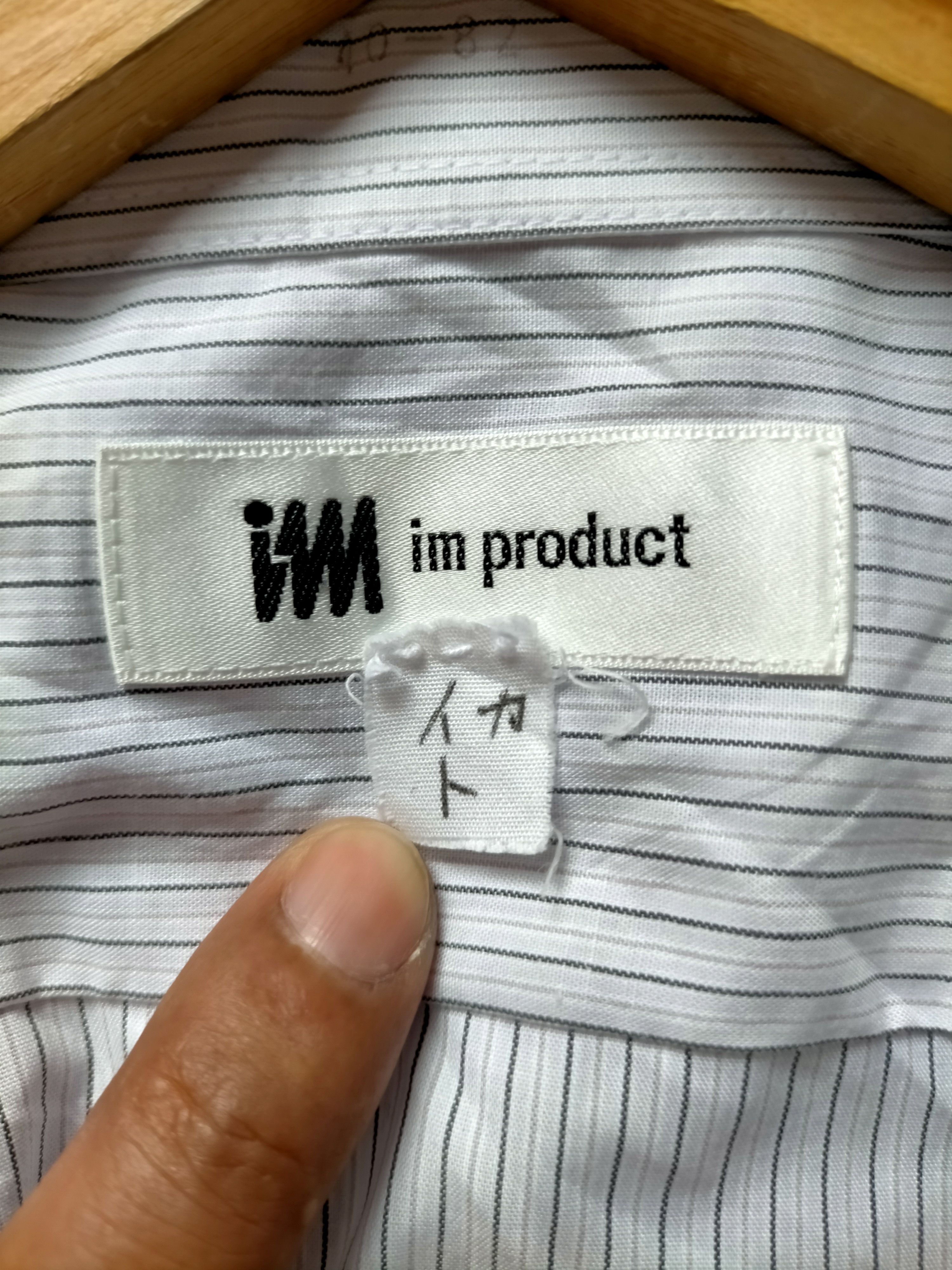 Issey Miyake Issey Miyake Im Product Office Shirt Stripe White Button ups Size US M / EU 48-50 / 2 - 10 Thumbnail
