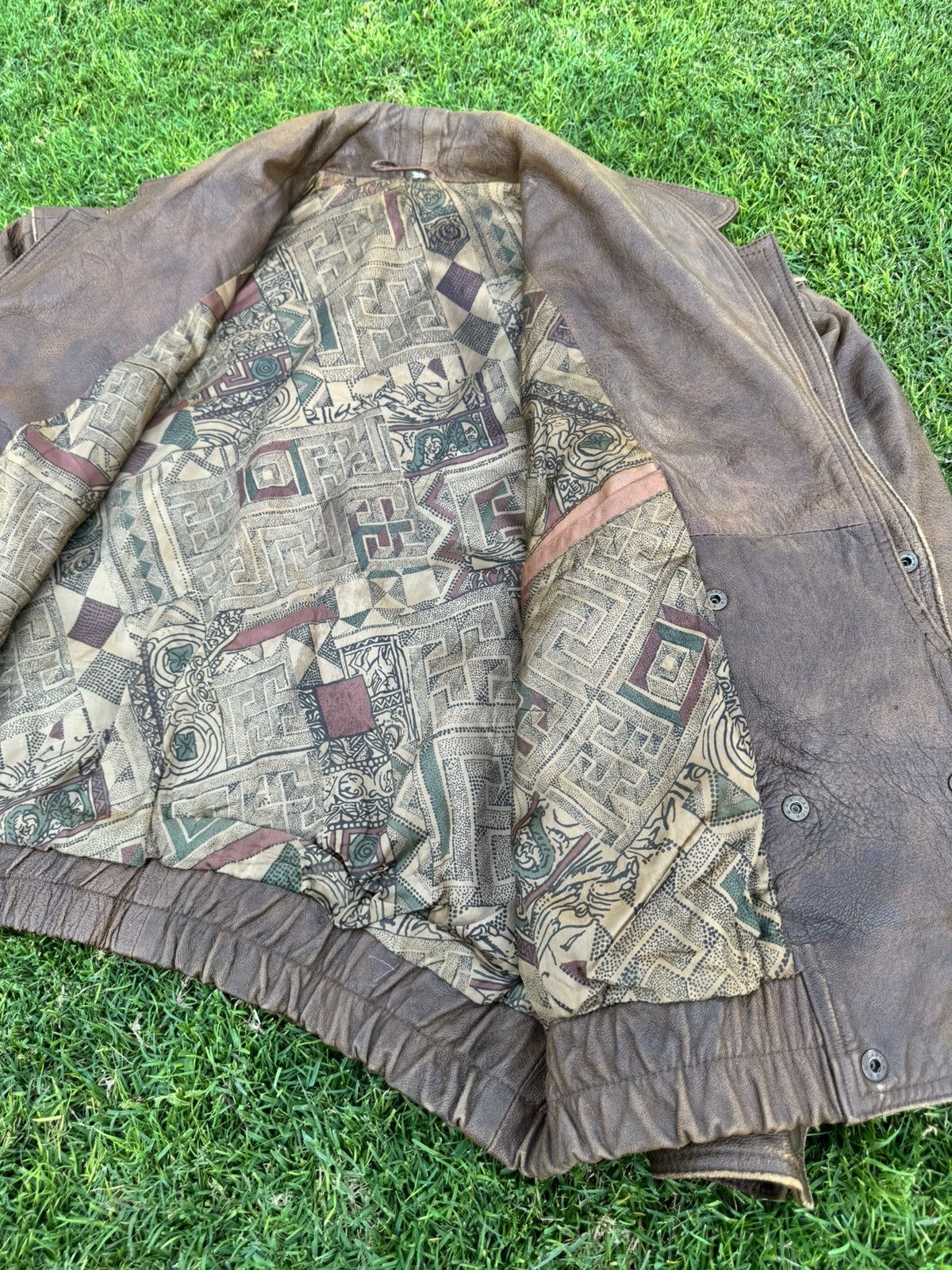 Vintage Vintage jacket echtes leder capia Size US L / EU 52-54 / 3 - 11 Thumbnail