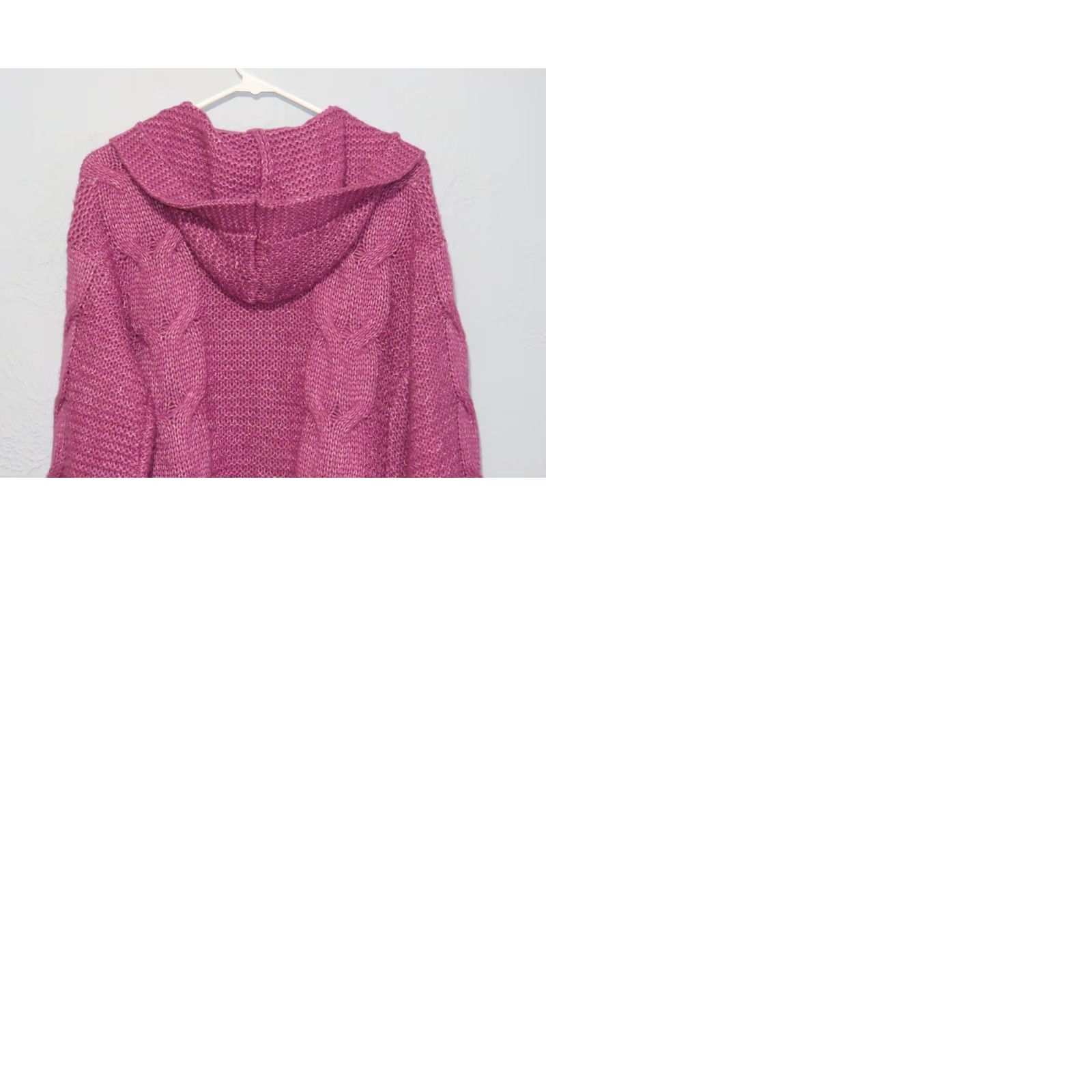 Vintage VINTAGE? Belle Belldini Women M Open Cardigan Sweater Mulberry Purple NWT Size M / US 6-8 / IT 42-44 - 9 Thumbnail