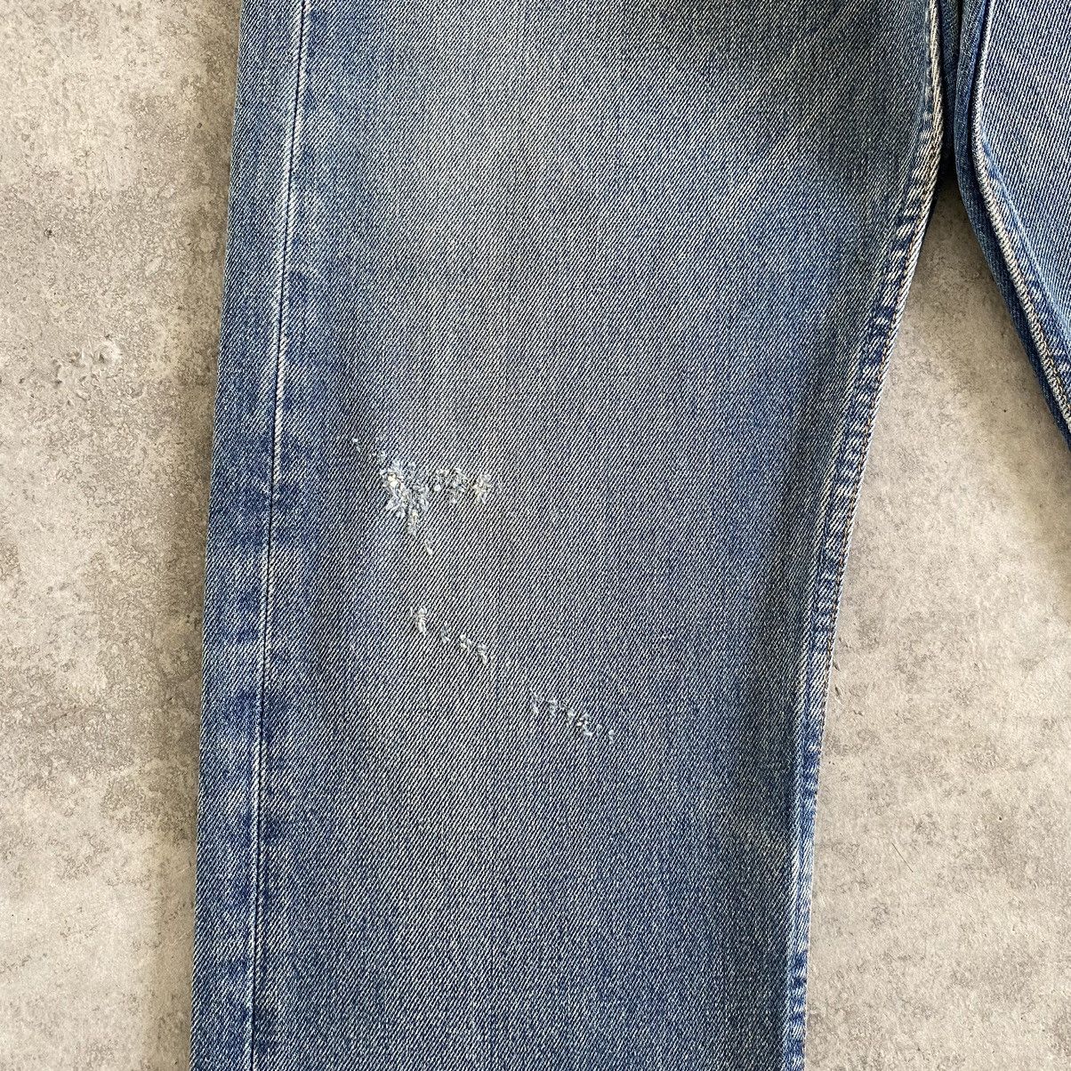 Levi's Vintage 1996 Levi’s 501 Faded Blue Ripped Denim Jeans Size US 31 - 5 Thumbnail