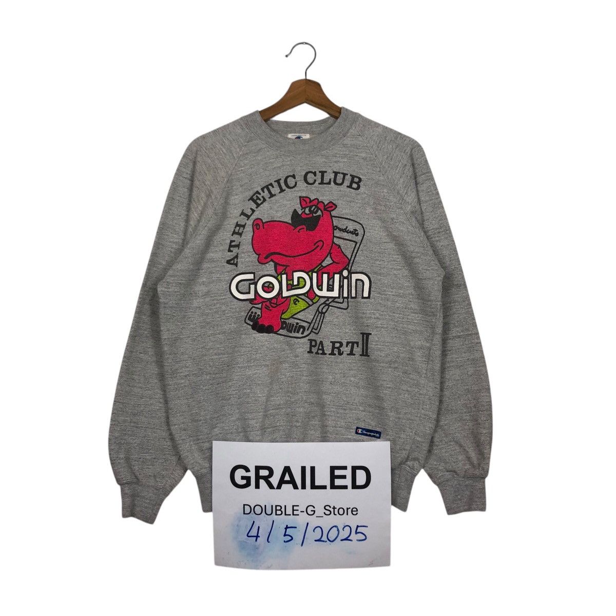 Champion × Japanese Brand × Vintage 📌Vintage Sweatshirt Crewneck Champion Athletic Club Goldwin Size US L / EU 52-54 / 3 - 1 Thumbnail