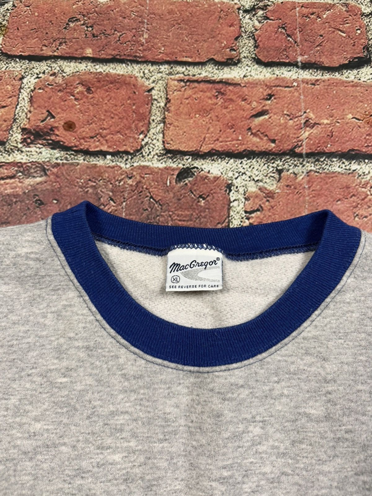 MacGregor Vintage MacGregor Workout Sweatshirt Triple Stripe Vest 80s Size US XL / EU 56 / 4 - 6 Thumbnail