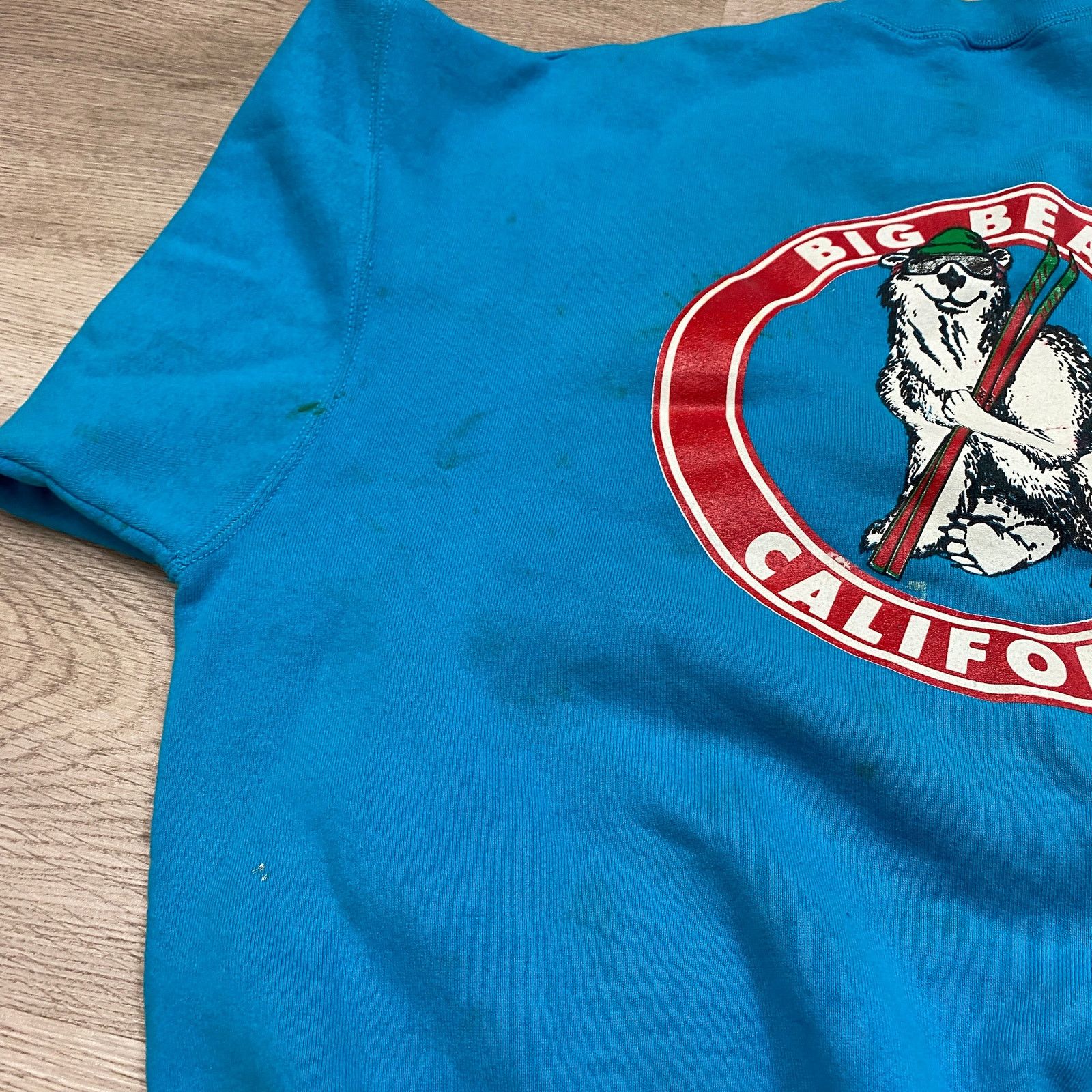 Fruit Of The Loom × Vintage Vintage 80s Big Bear California Ski Crew Sweatshirt Mens 2XL Size US XXL / EU 58 / 5 - 15 Thumbnail