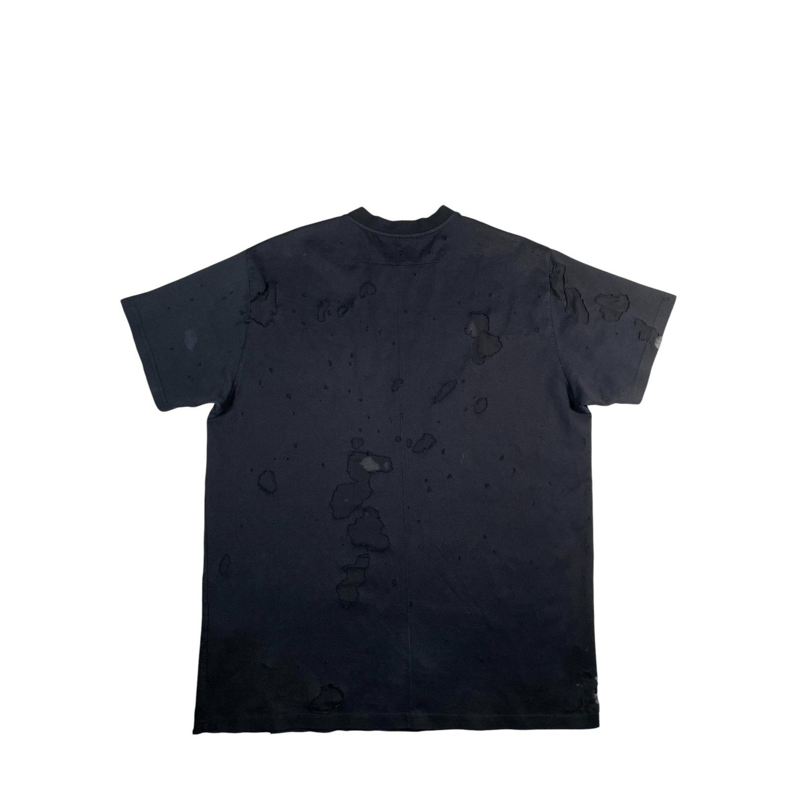 Givenchy Givenchy Paris Distress Black Tee Size US XS / EU 42 / 0 - 2 Thumbnail