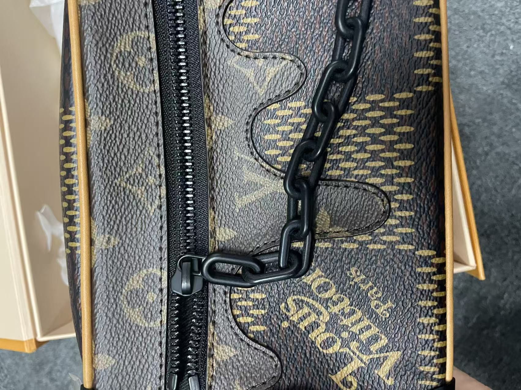 Louis Vuitton Louis Vuitton Nigo Giant Damier Ebene Mini Soft Trunk Size ONE SIZE - 7 Thumbnail
