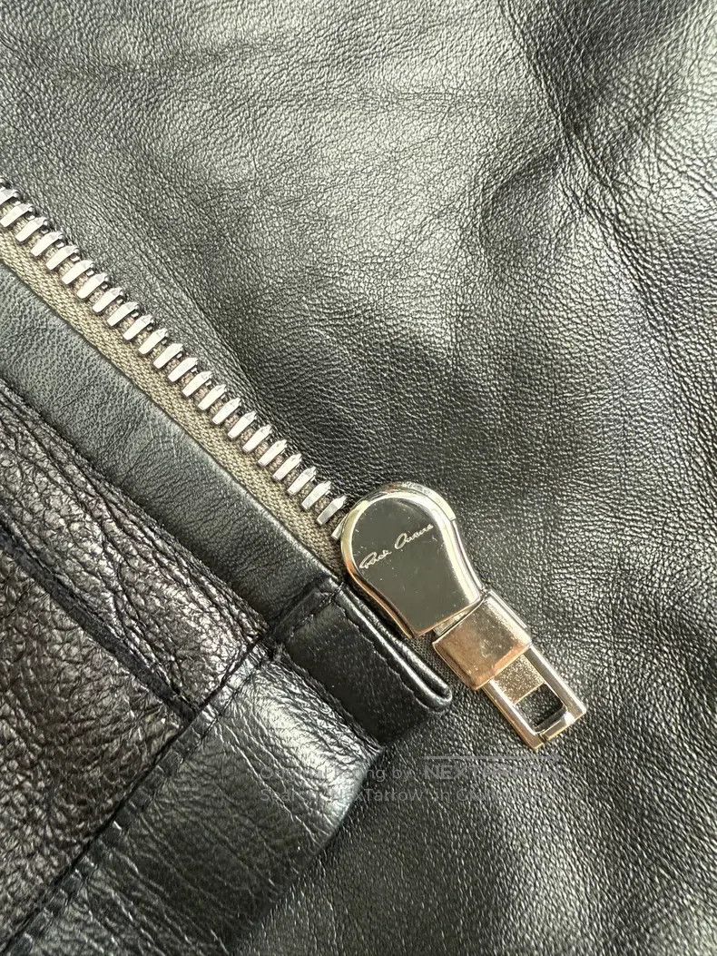 Rick Owens Rick Owens Lambskin zip-up hooded jacket Size US M / EU 48-50 / 2 - 9 Thumbnail