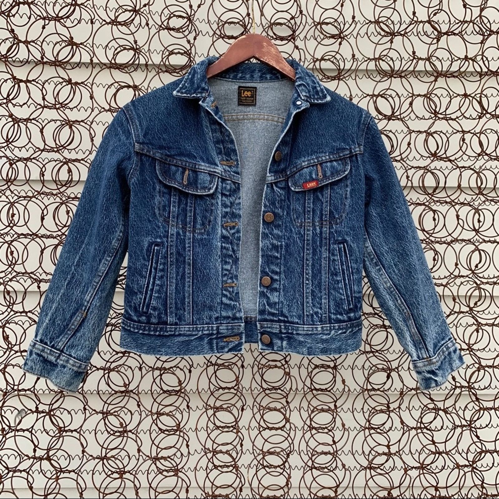 Lee Vintage Lee denim jean trucker jacket Black Label Size S / US 4 / IT 40 - 1 Thumbnail